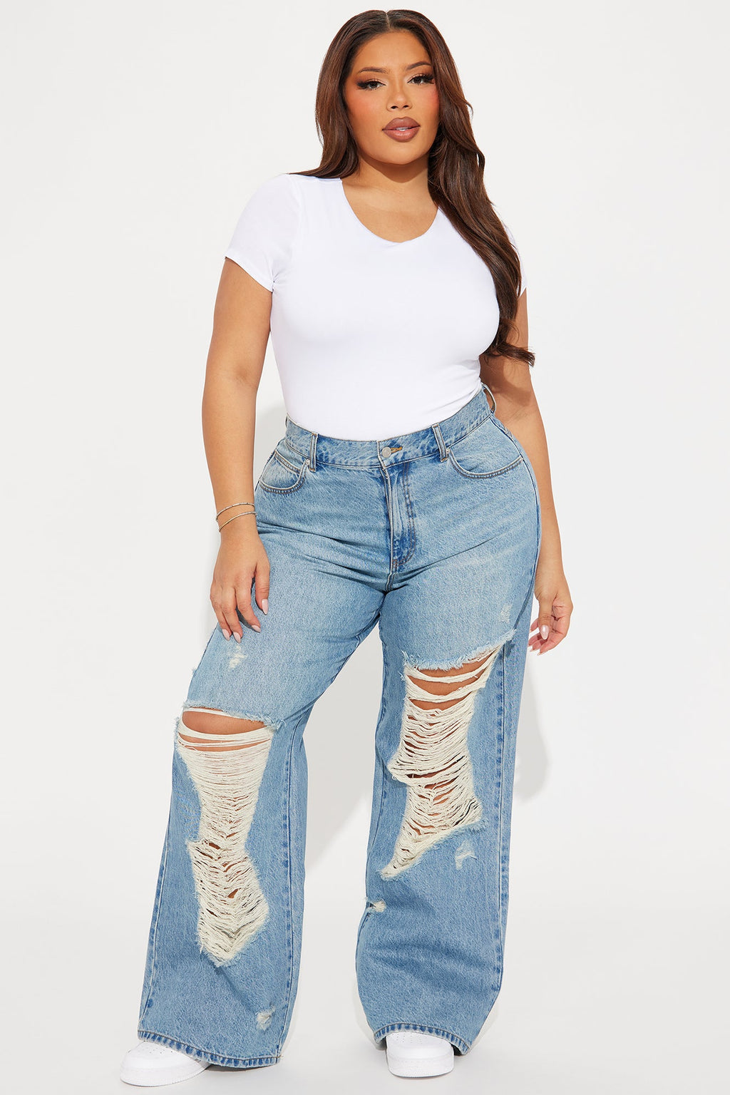 Samara Double Layered Bodysuit - White