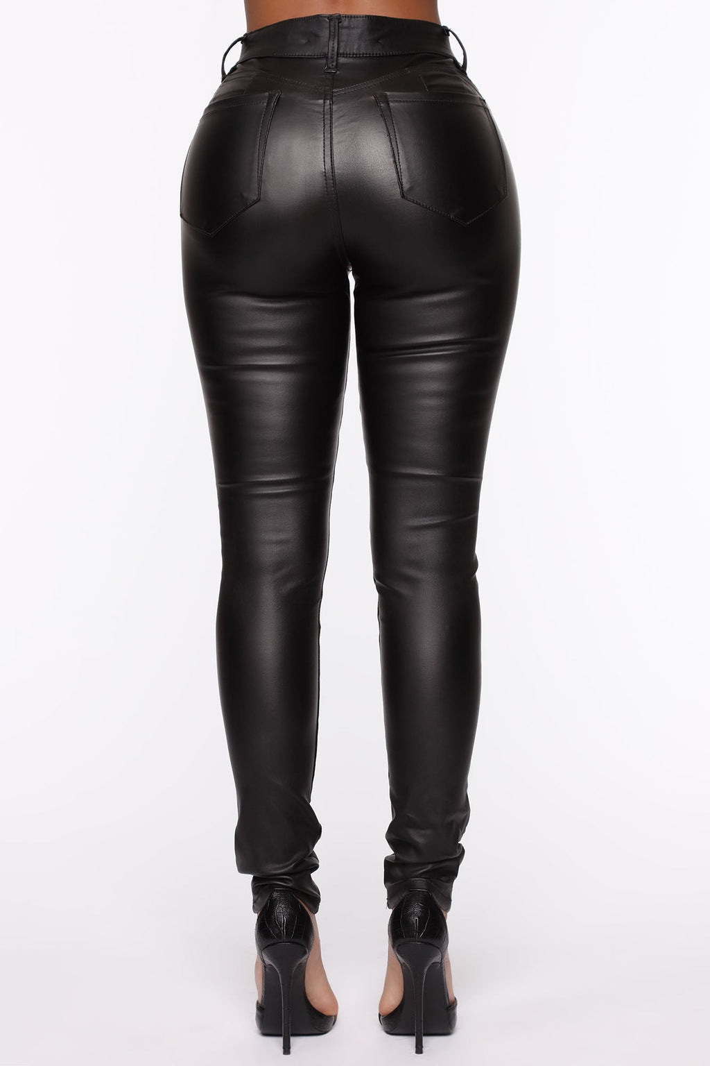 She Bad PU Leather Pant - Black