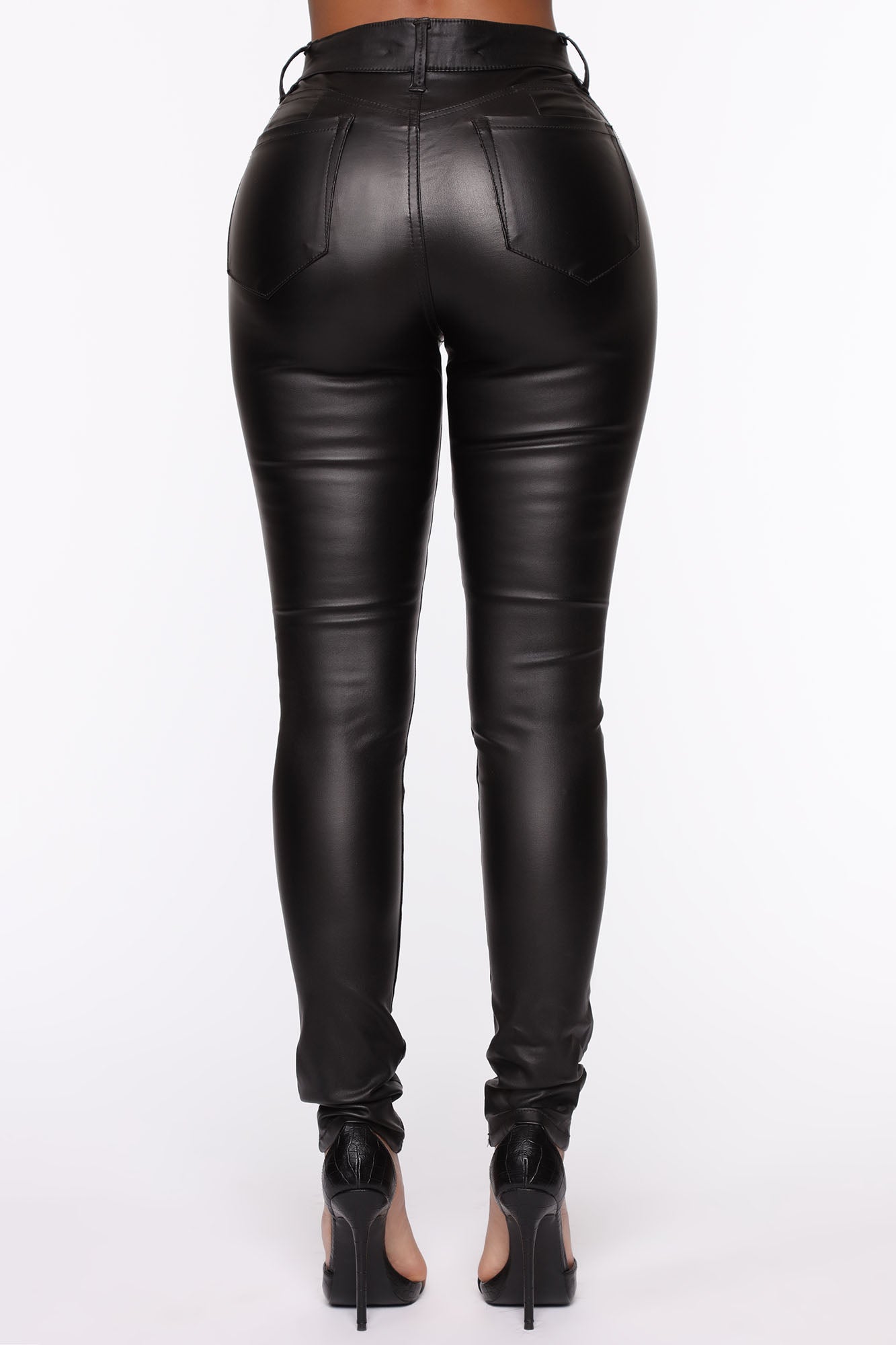 She Bad PU Leather Pant - Black