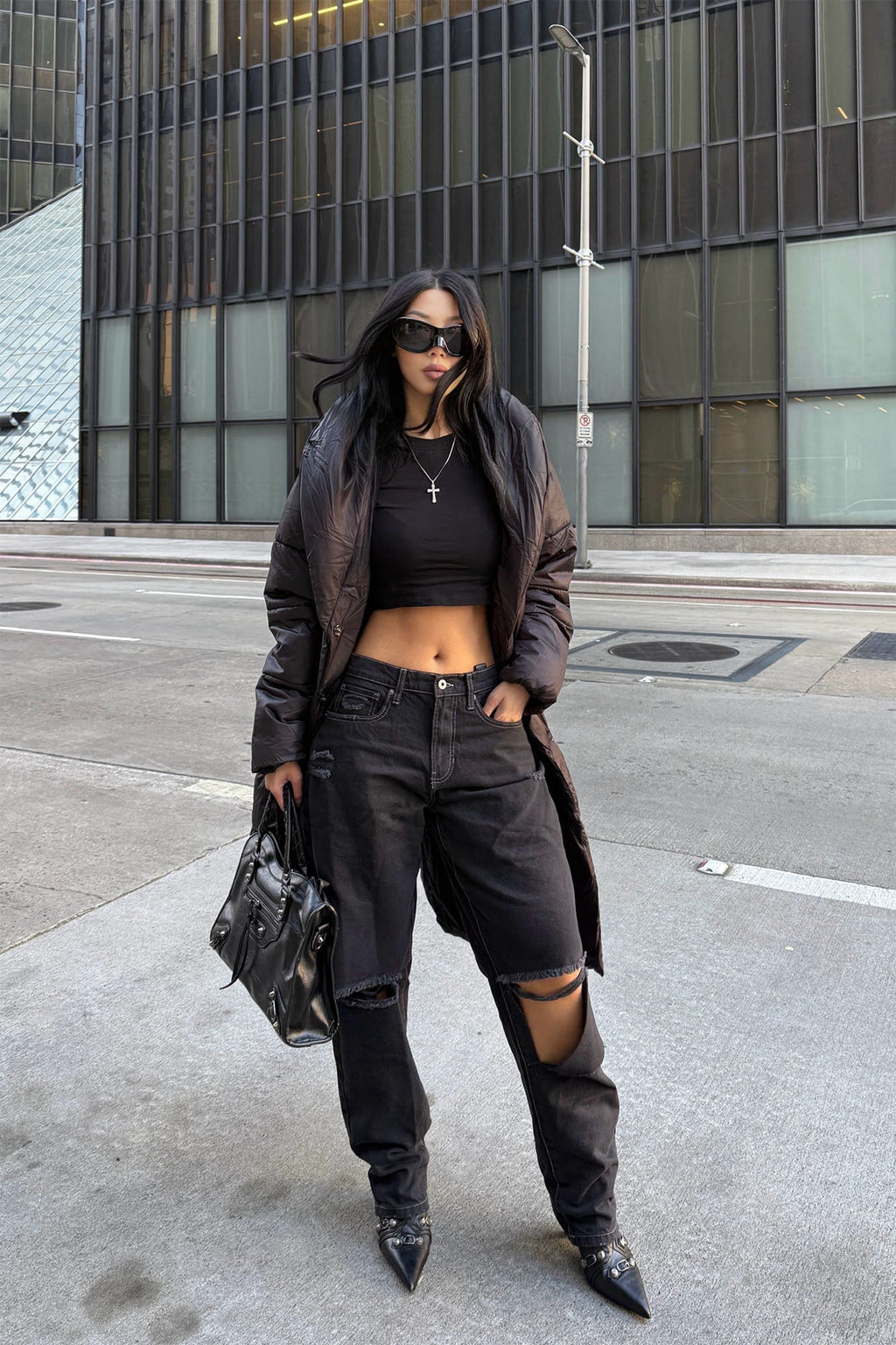 Leave It To Me Straight Leg Jeans - Black