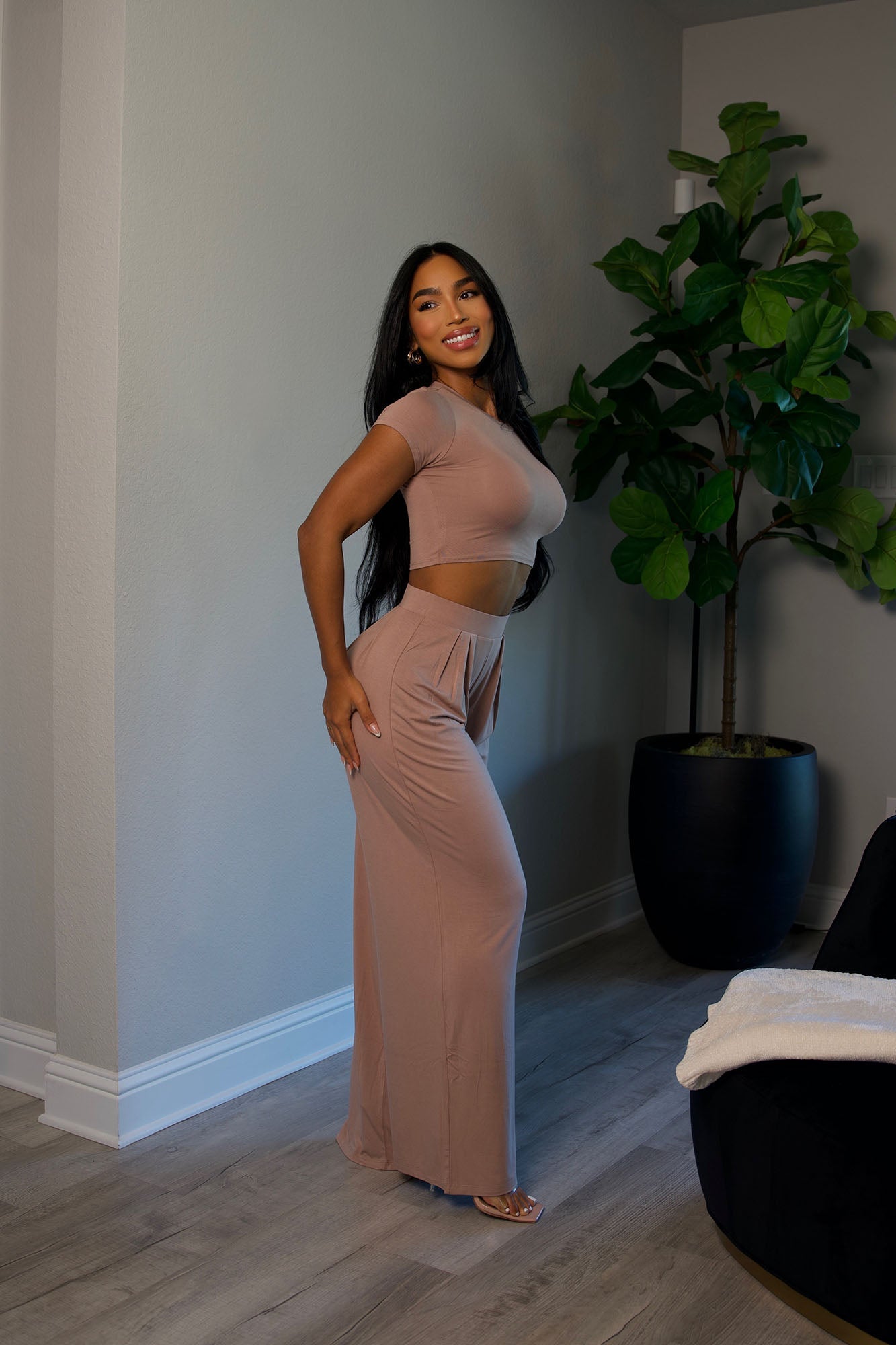 Chosen One Pant Set - Taupe