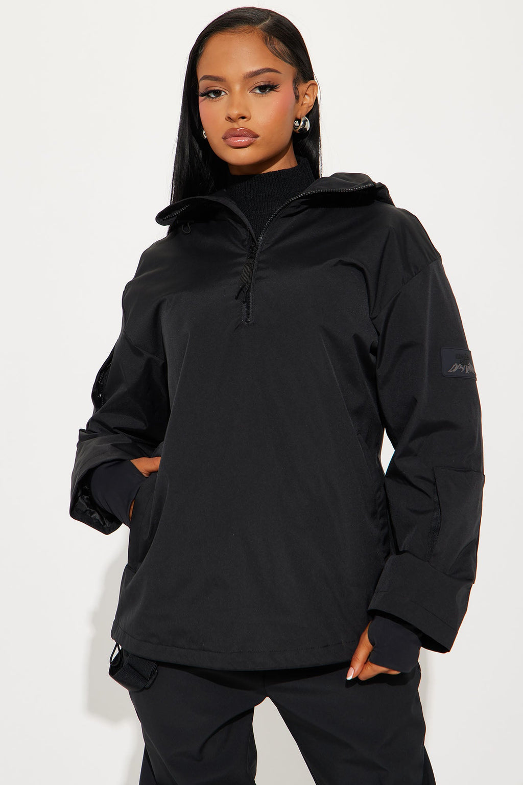 Snow Much Fun Snowboard Jacket - Black