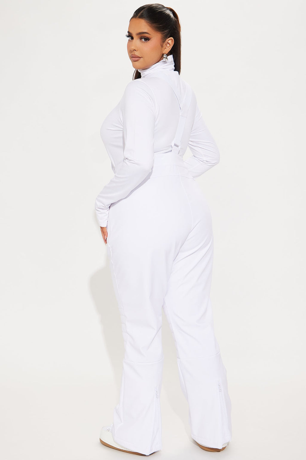 Hit The Summit Ski Overall Pants - White