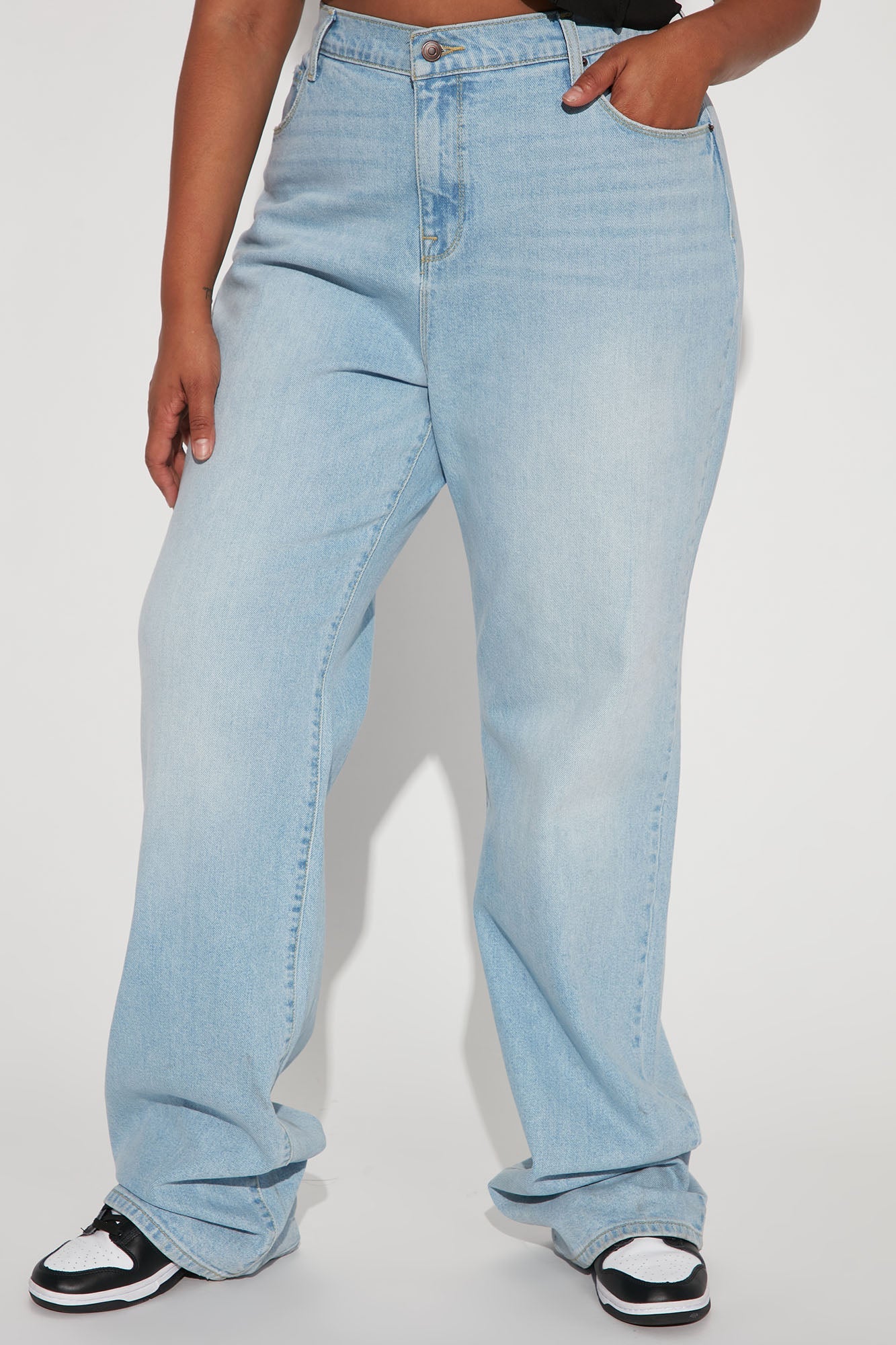 Tall Can't You Relax Straight Leg Jeans - Light Wash