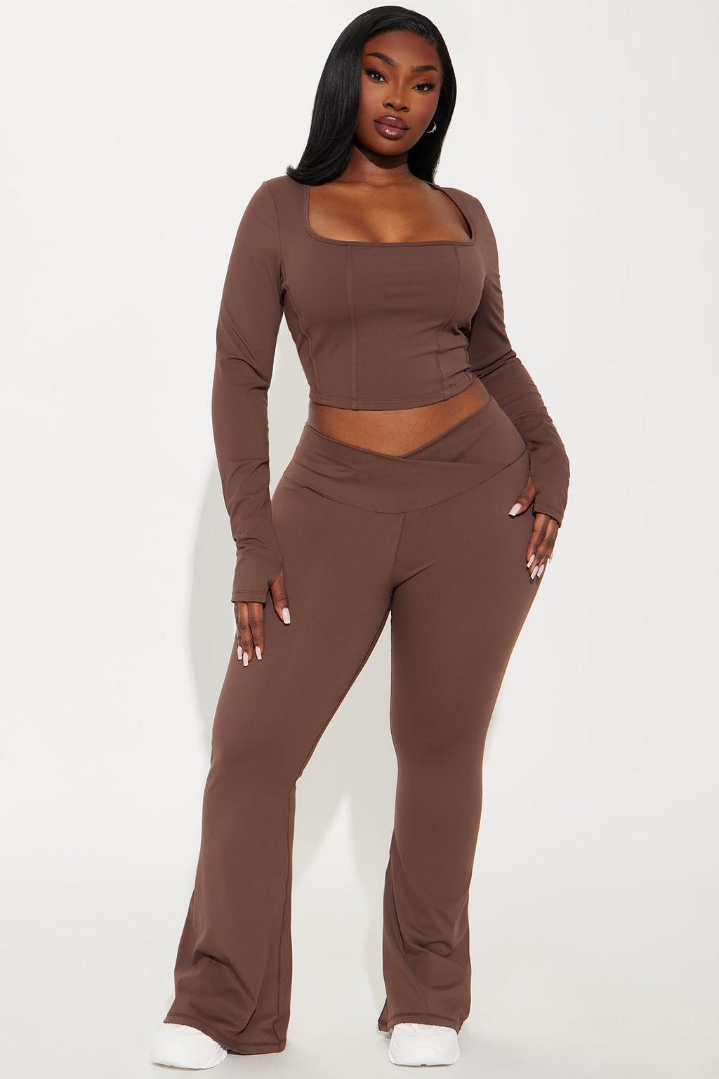 In Harmony Active Top - Chocolate