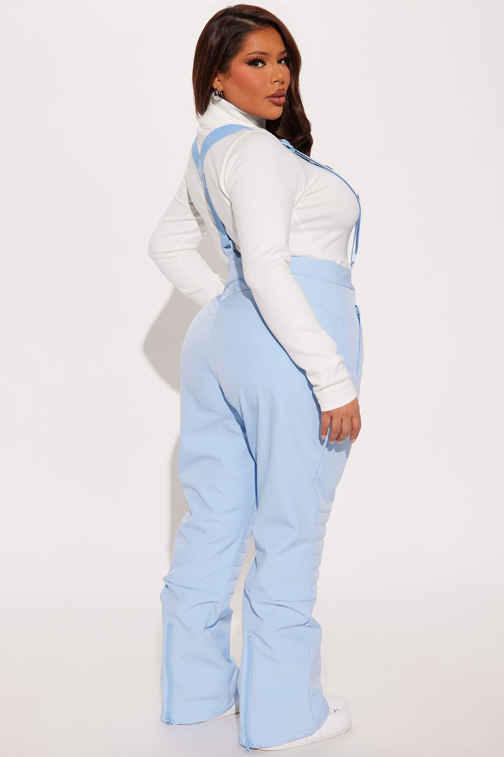 Hit The Summit Ski Overall Pants - Light Blue