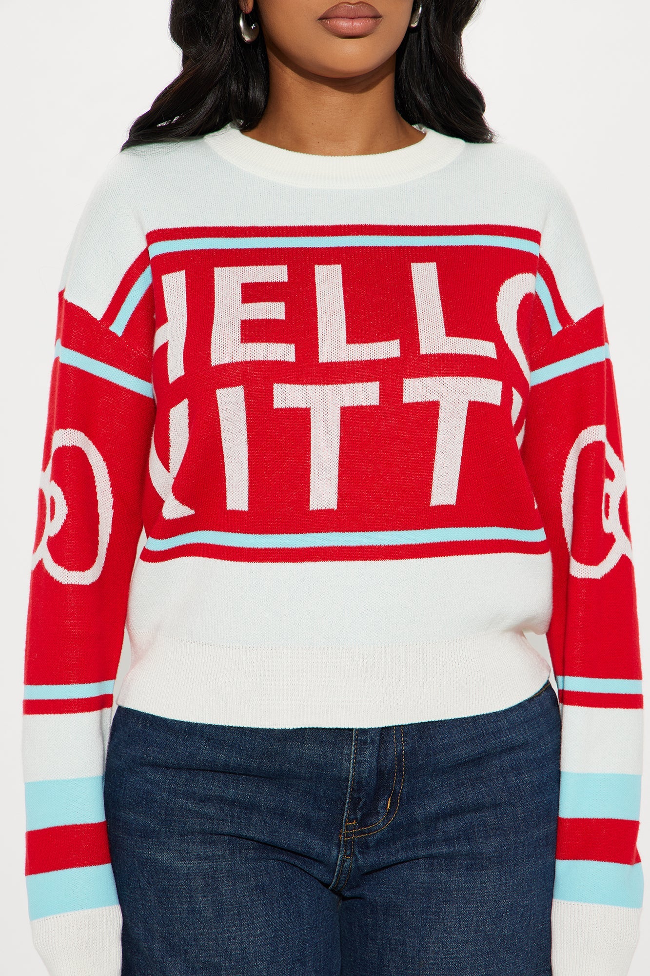 My Favorite Hello Kitty Sweater - Cream