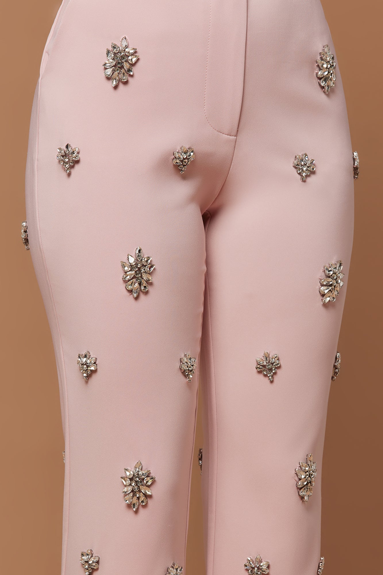 Verona Embellished Pant - Rose