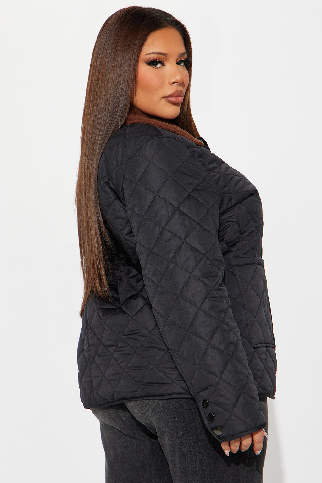 Jasmine Quilted Jacket - Black