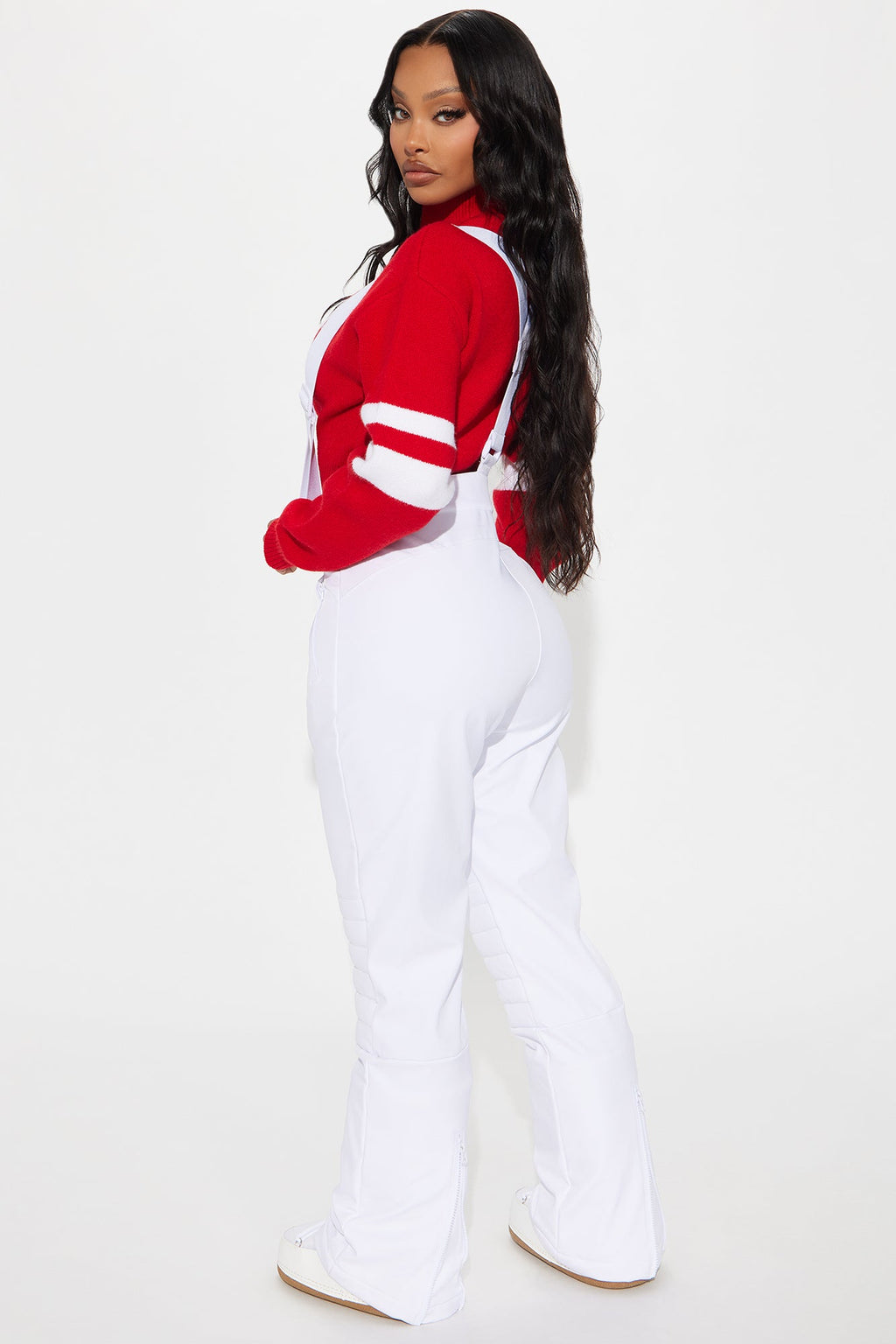 Hit The Summit Ski Overall Pants - White