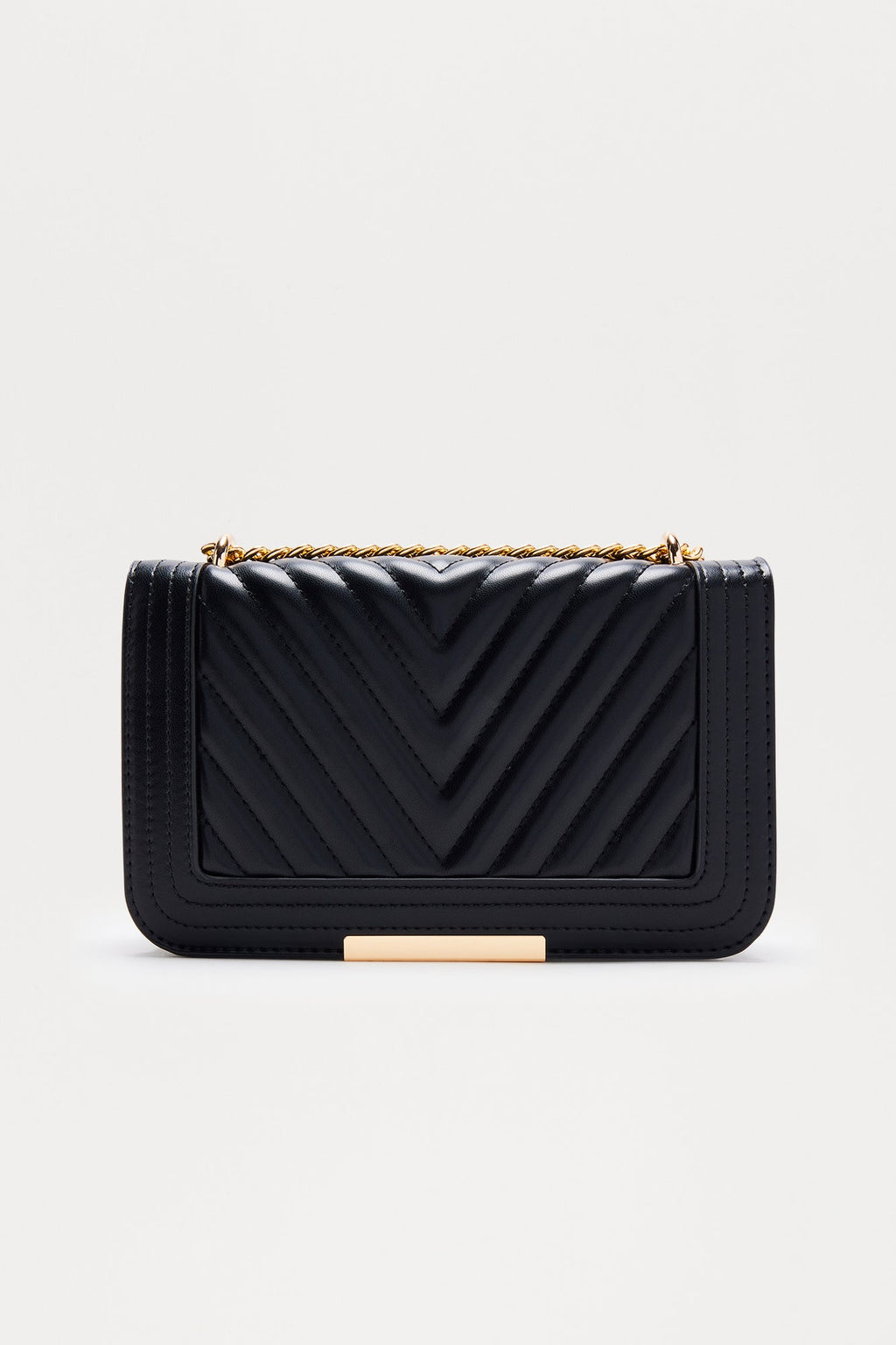 Keep It Moving Crossbody Bag - Black/Gold