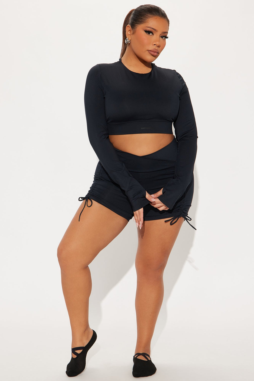 Pointe Play Elevate Active Top - Black