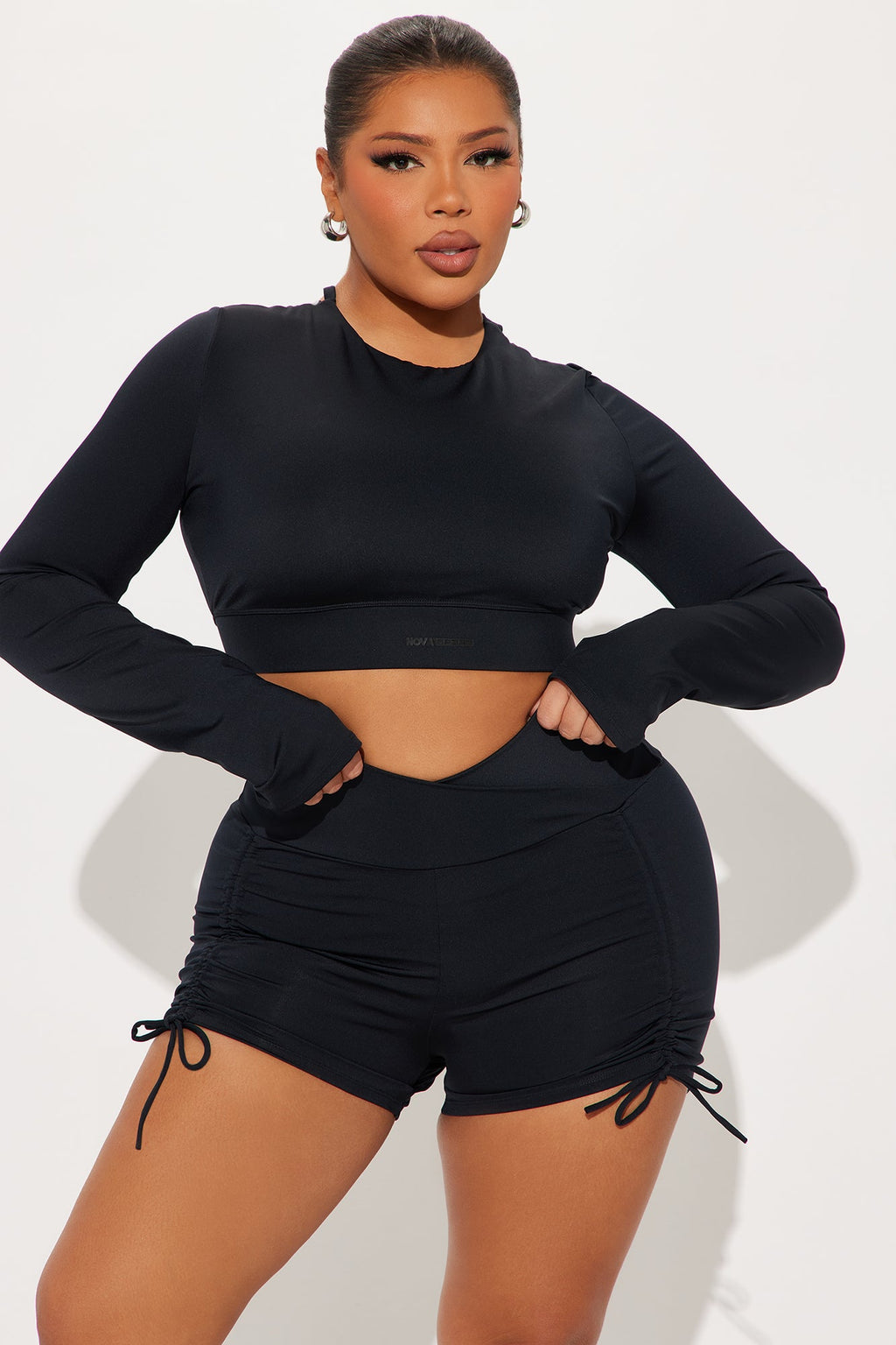 Pointe Play Elevate Active Top - Black