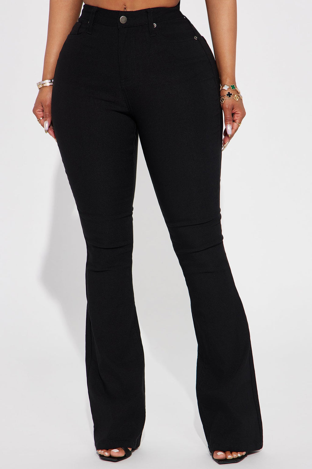 Mind Your Own Business Flare Pant - Black