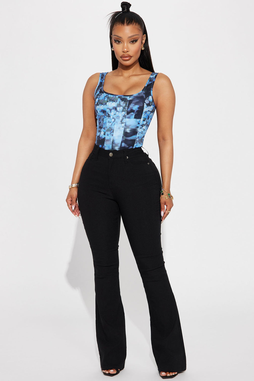 Mind Your Own Business Flare Pant - Black
