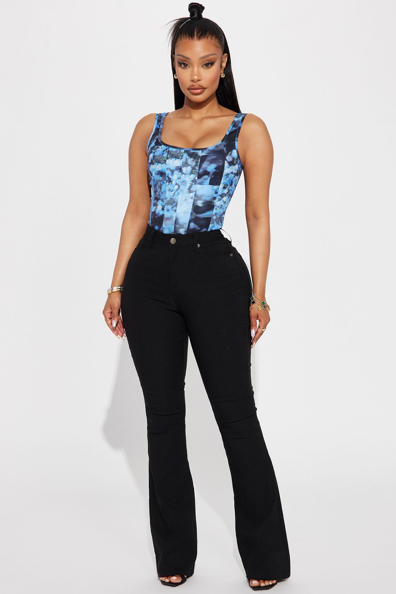 Mind Your Own Business Flare Pant - Black