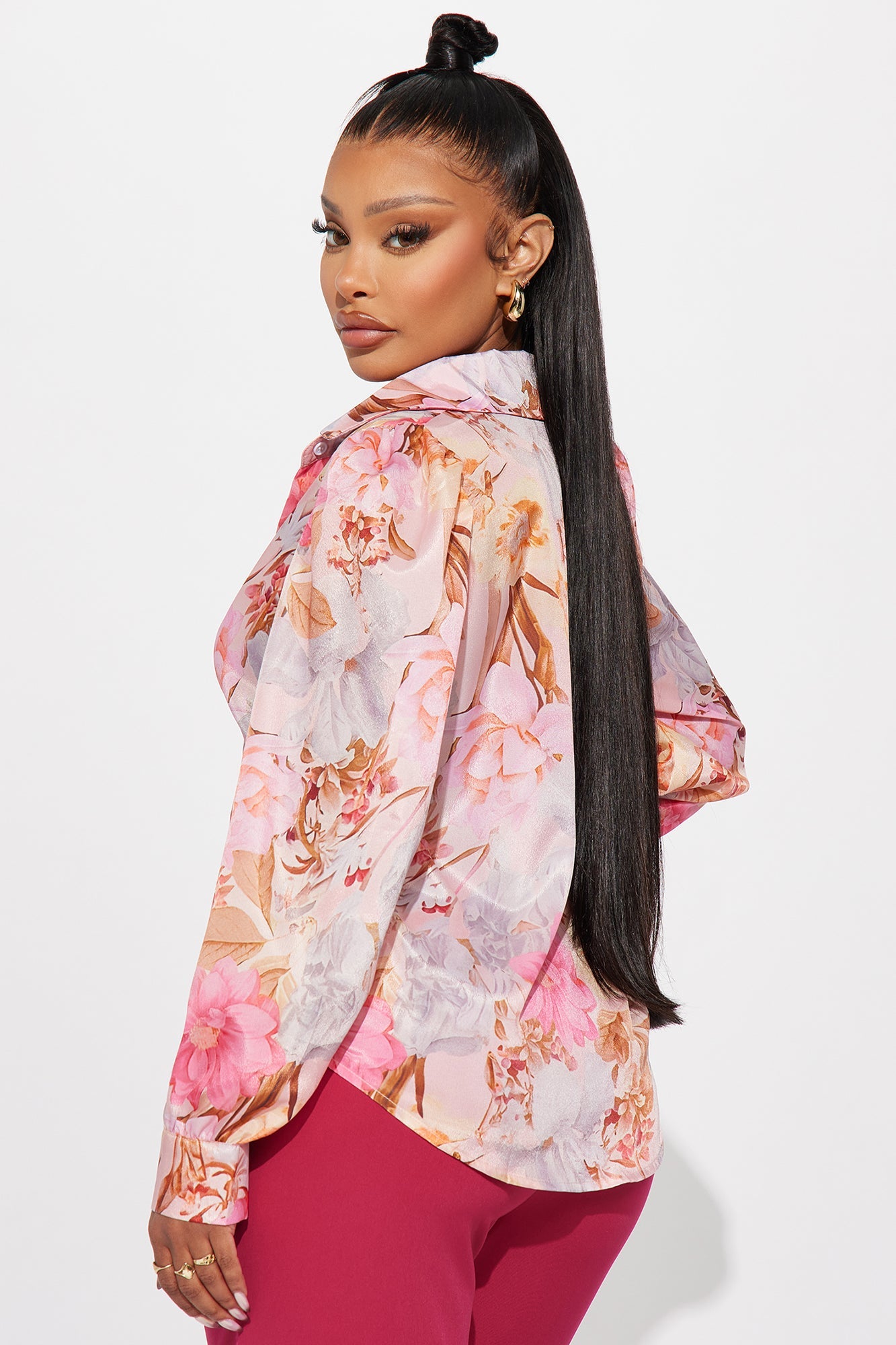 Watch Me Bloom Shirt - Pink/combo