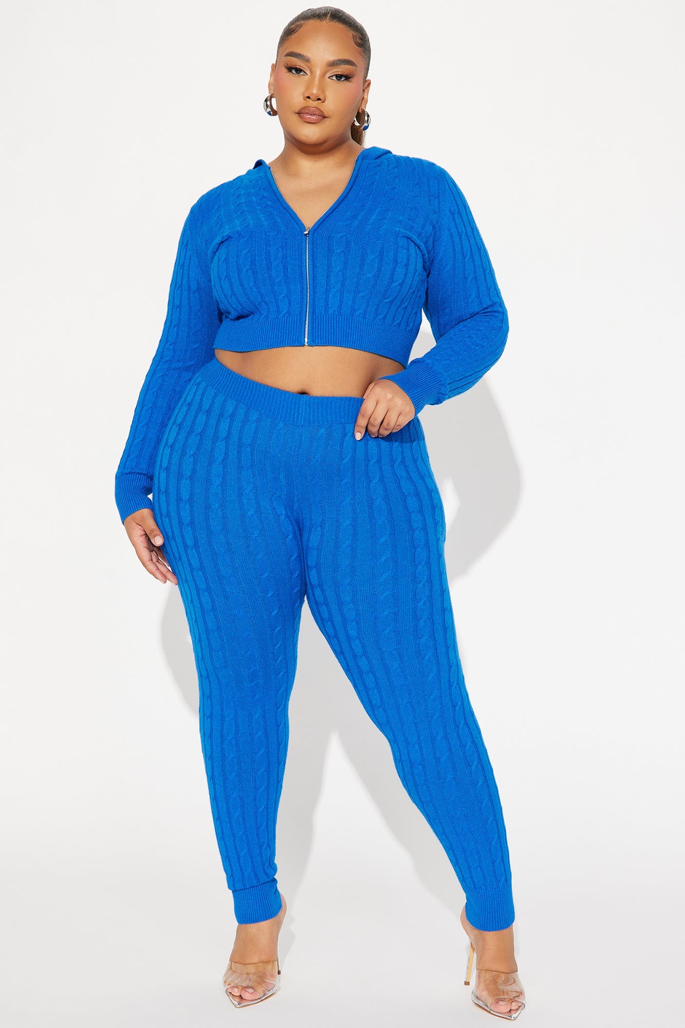 Rylee Sweater Legging Set - Royal