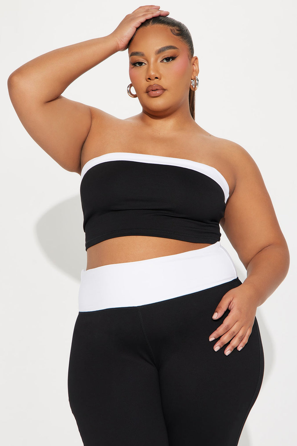 Running Errands Pant Set - Black/White