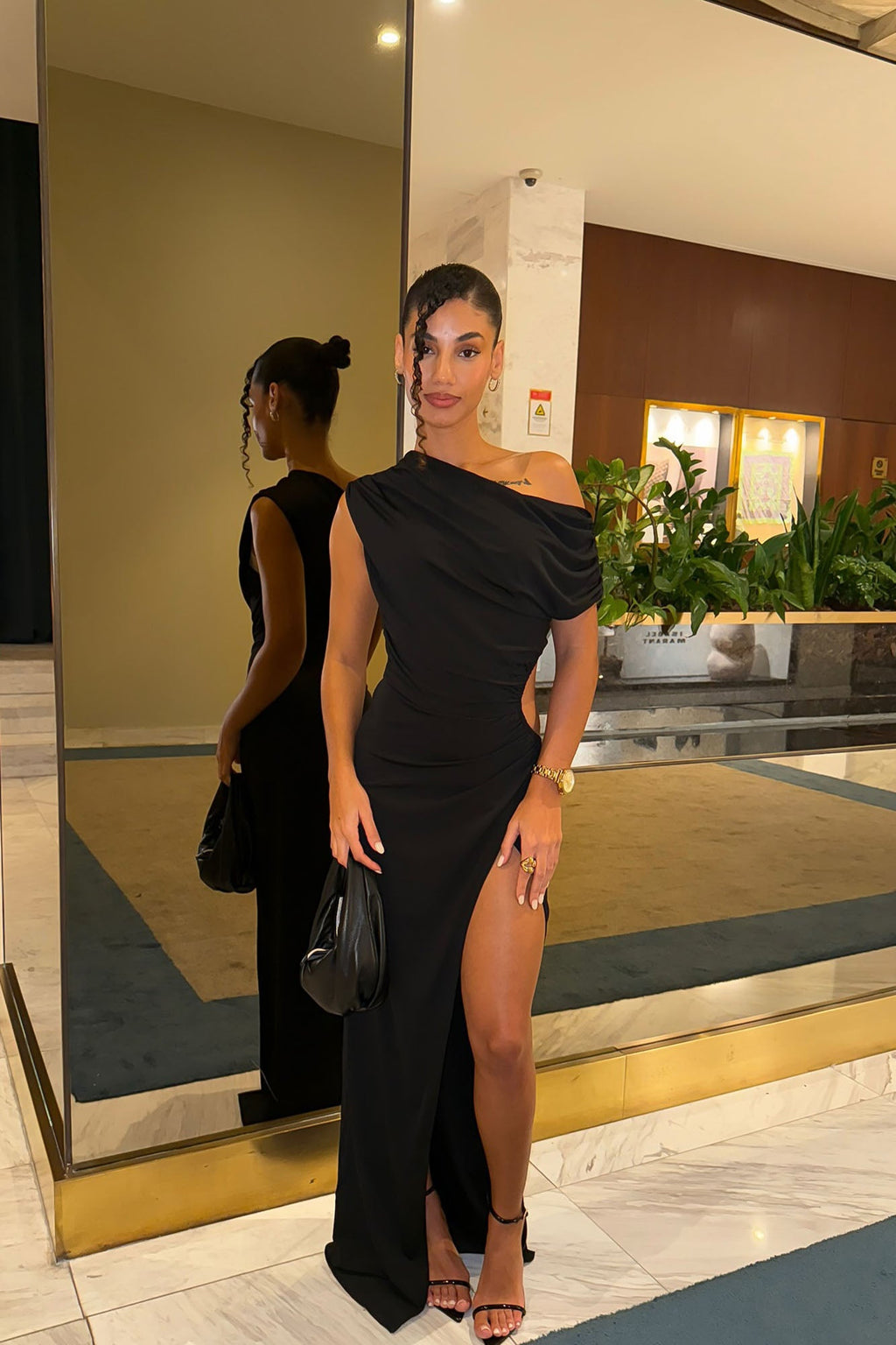 Keep Walking Maxi Dress - Black