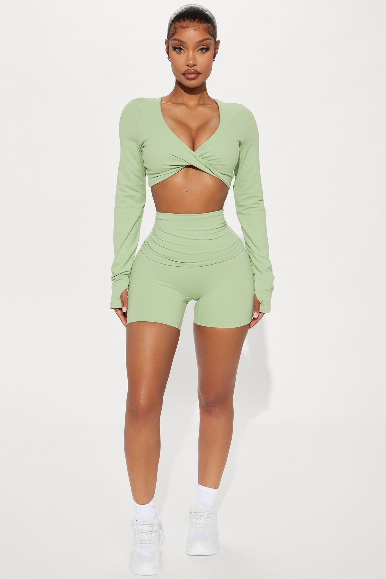 Free Flow Super Soft Active Top - Sage