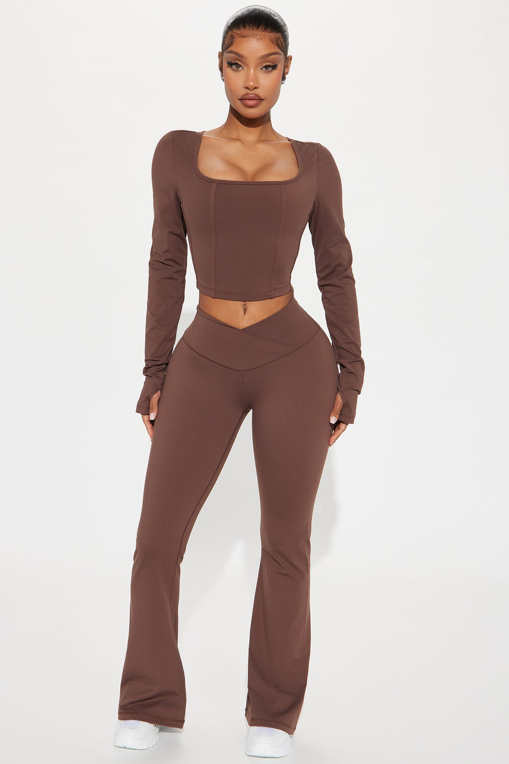 In Harmony Active Top - Chocolate
