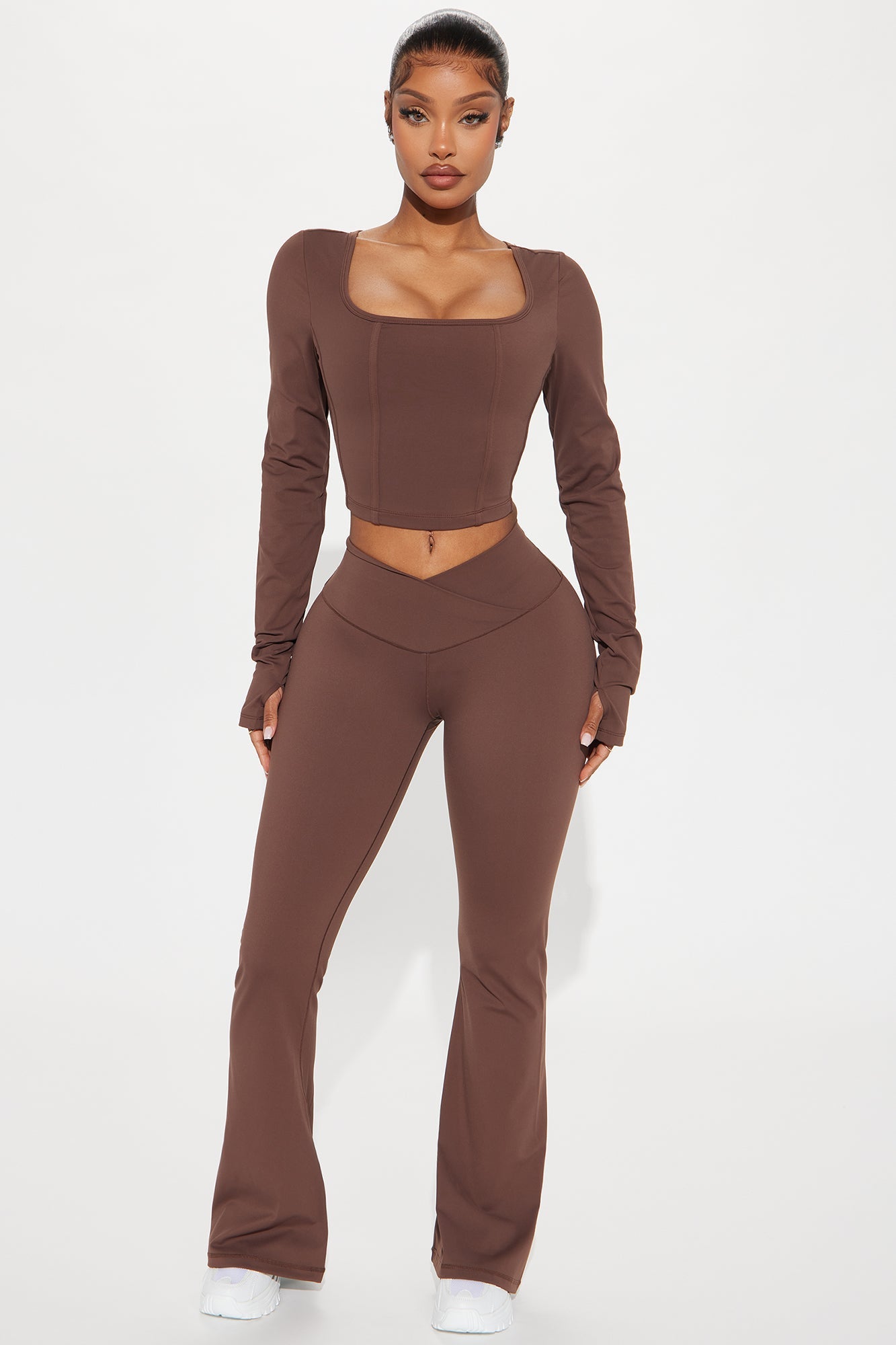 In Harmony Active Top - Chocolate