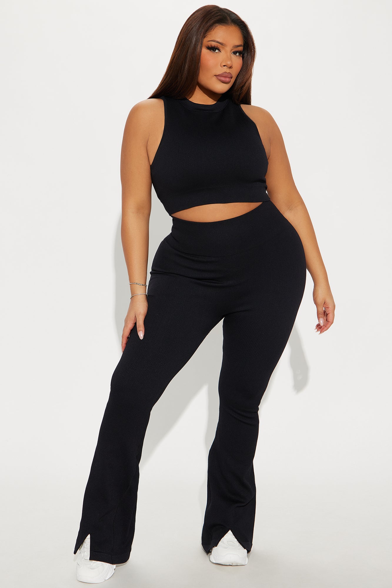 Reach Up Effortless Seamless Active Tank - Black