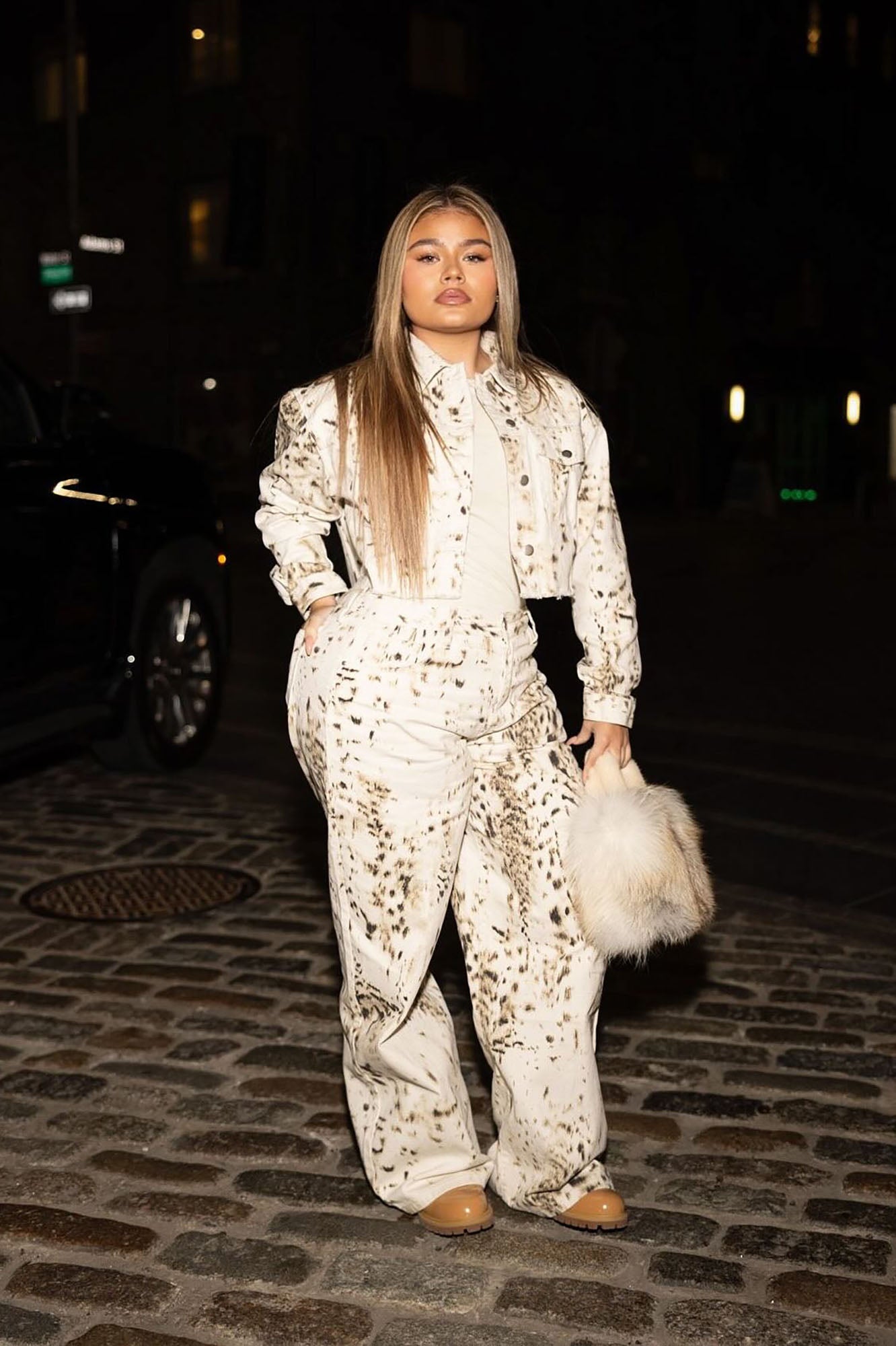 Calexico Printed Denim Jacket - White/combo