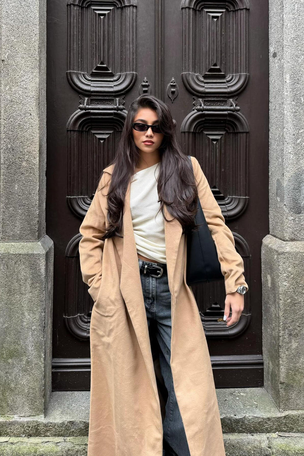 Soho Chic Coat - Camel