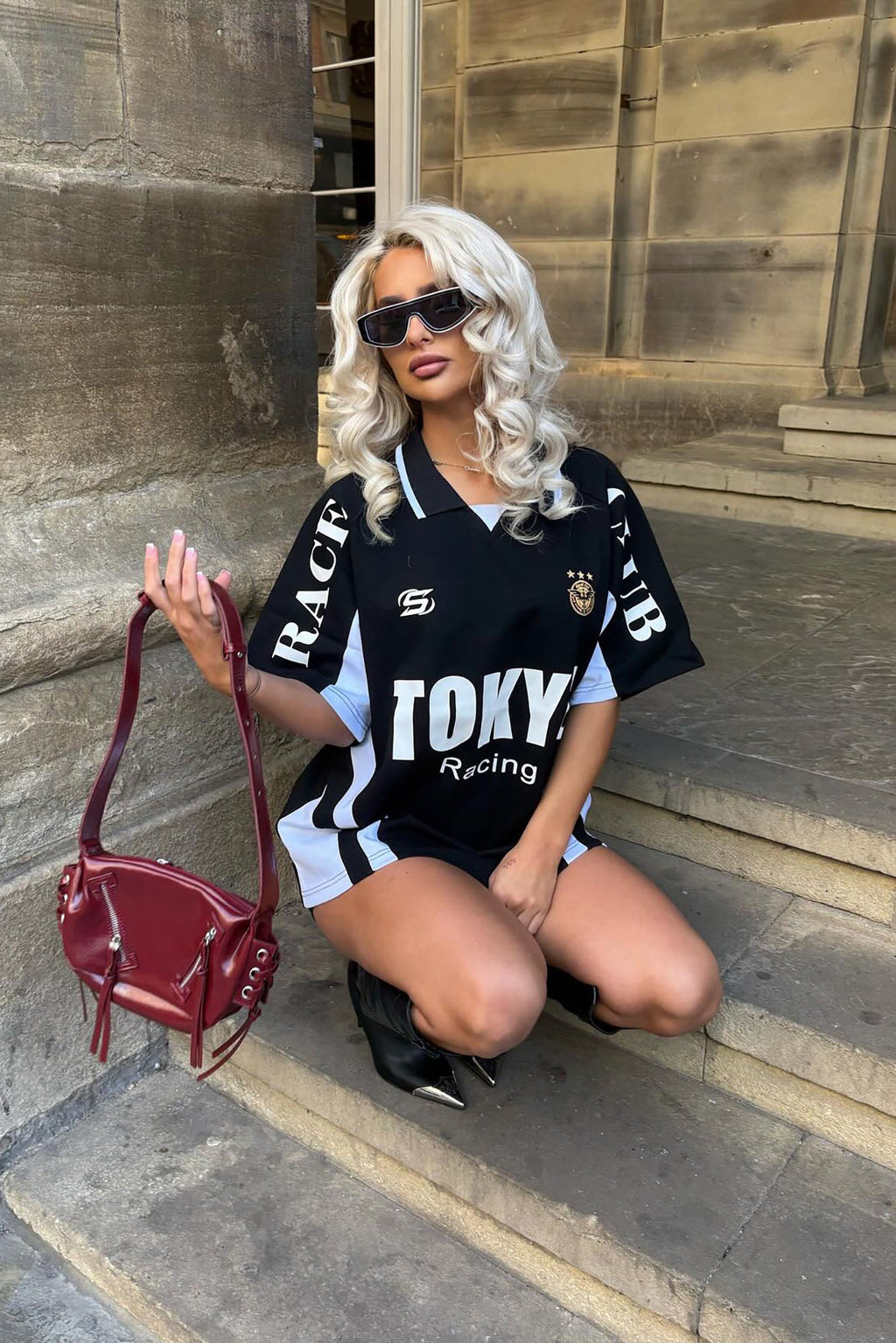 Brooke Crossbody Handbag - Burgundy