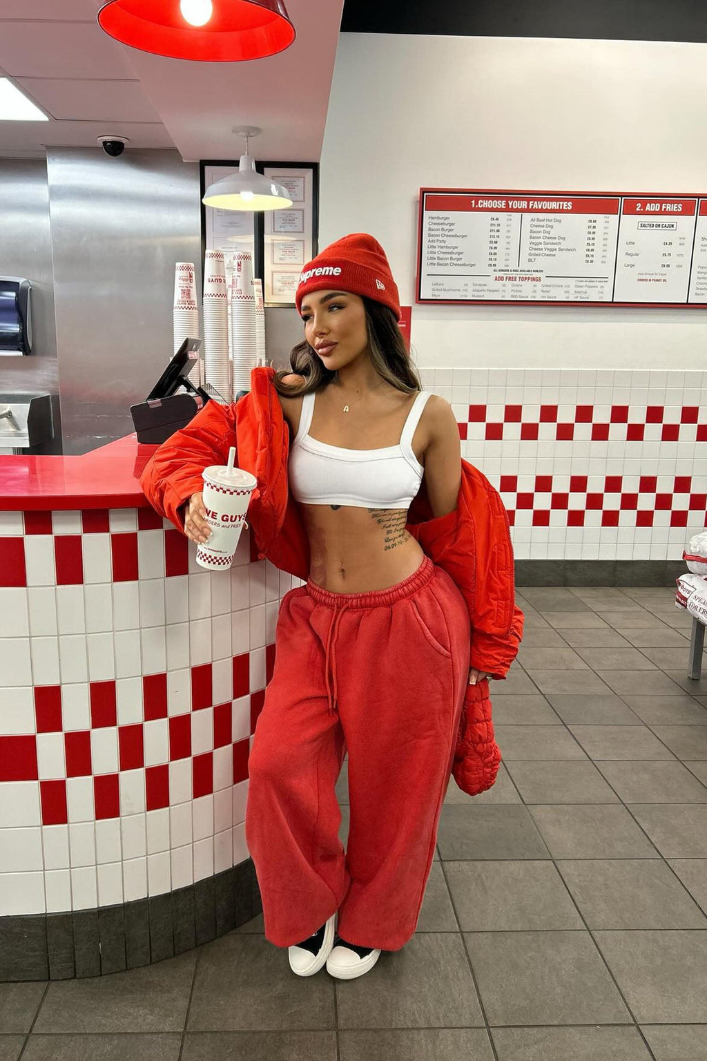 Rested Lounge Pullover - Red