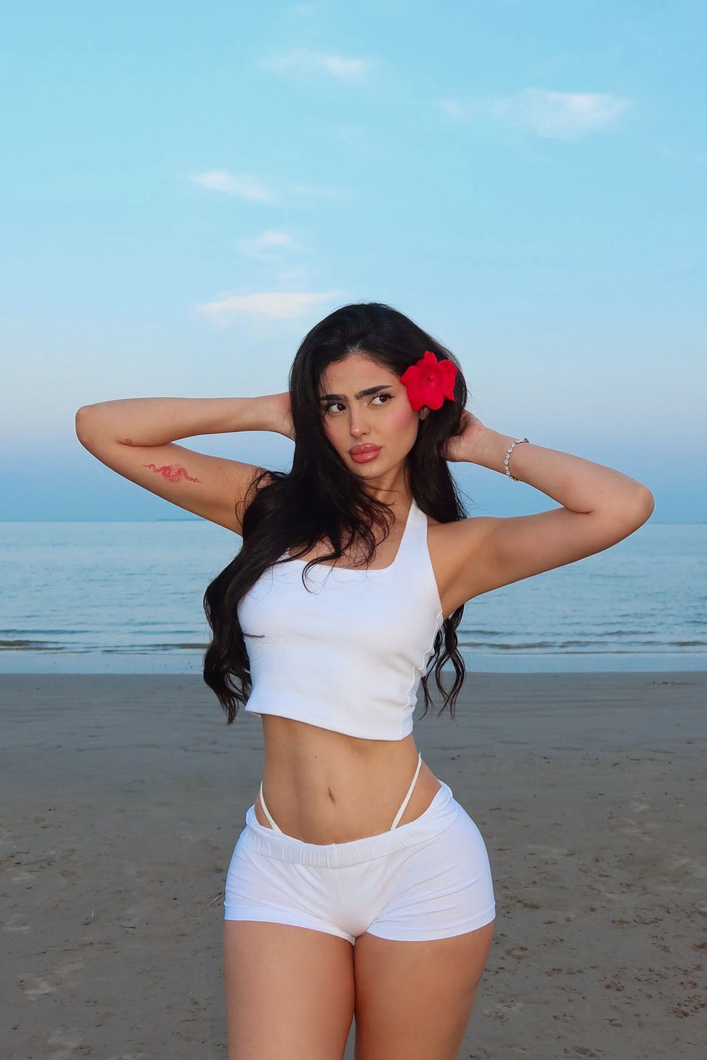 Plain Jane Mini Shorts - White