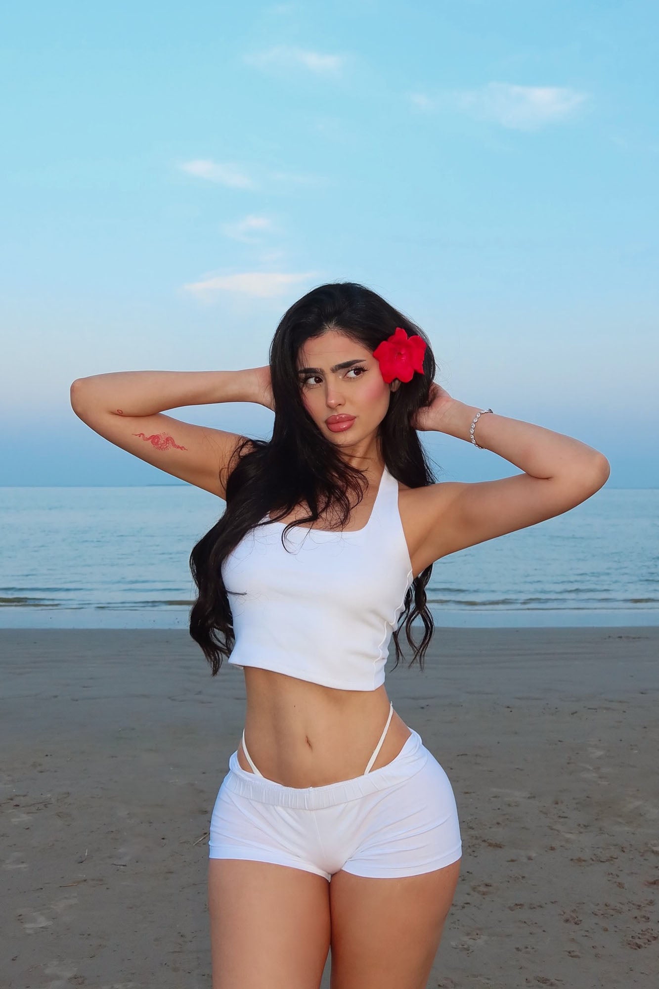 Plain Jane Mini Shorts - White