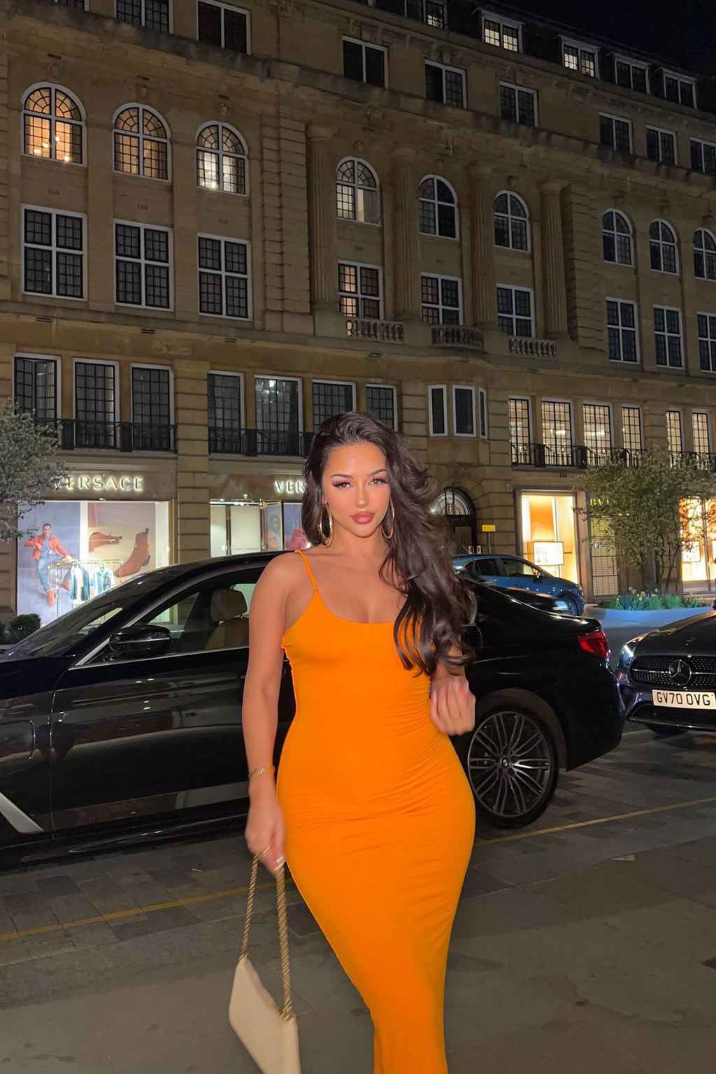 Ajay Maxi Dress - Orange