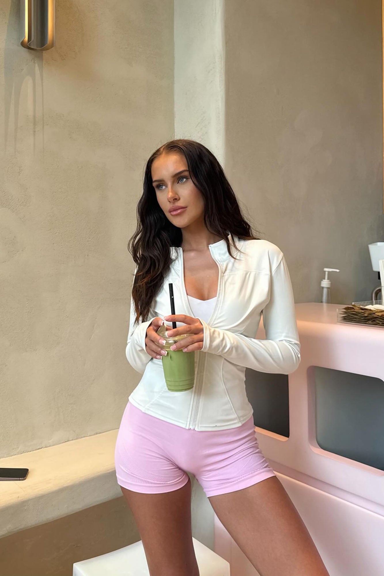 Sunrise Stretch Super Soft Active Short - Bubblegum Pink