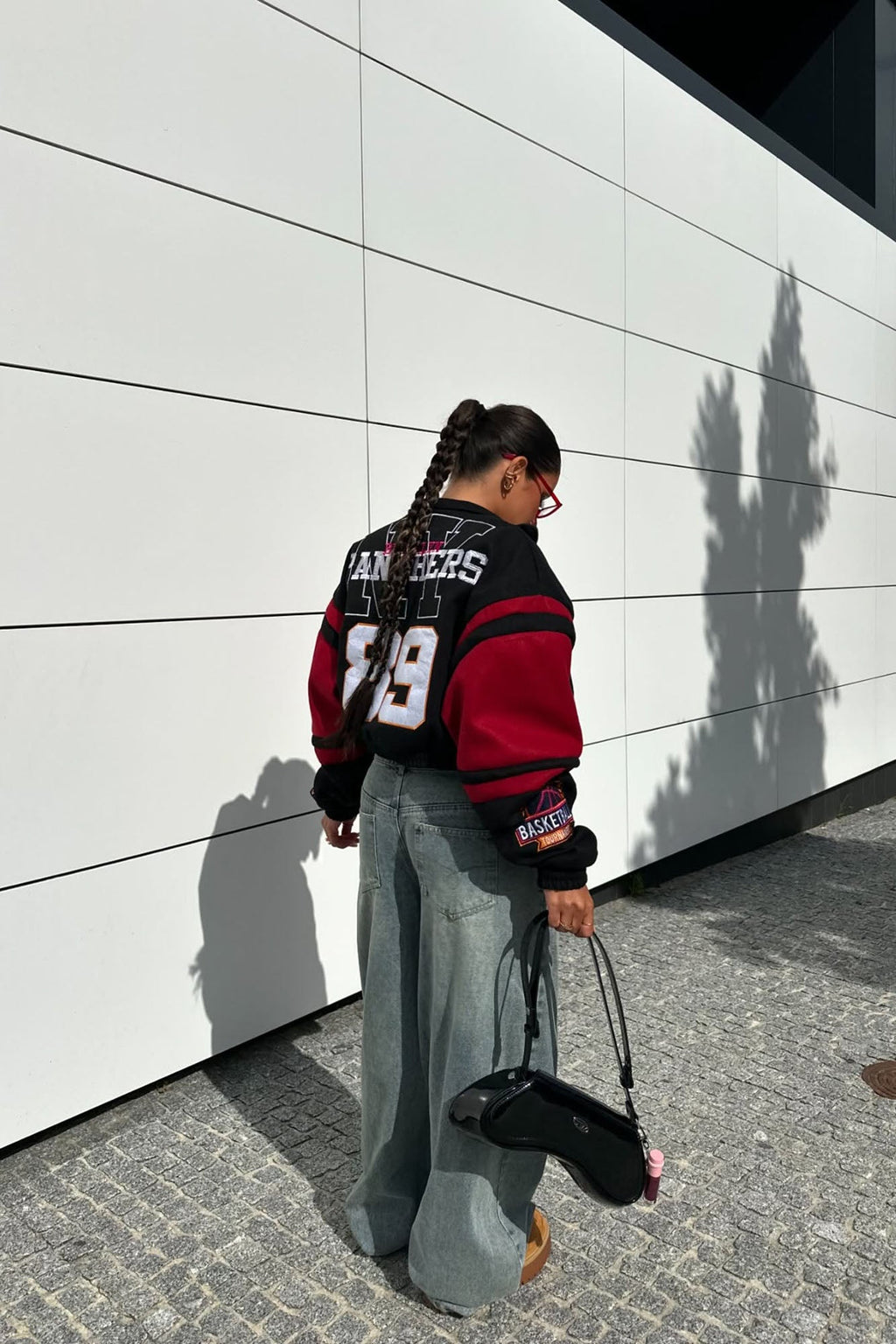 Brooklyn Hottie Bomber Jacket - Burgundy