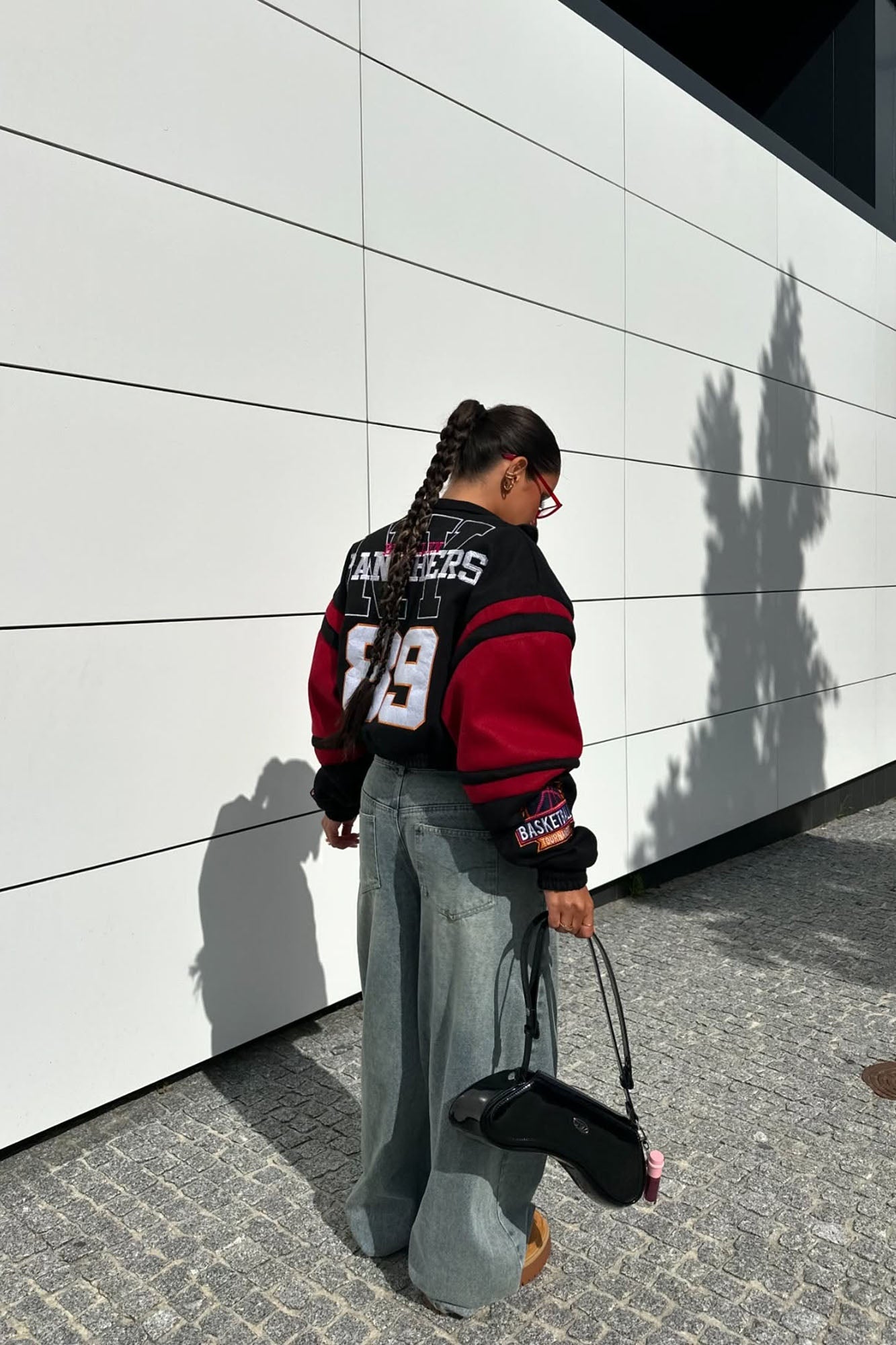 Brooklyn Hottie Bomber Jacket - Burgundy