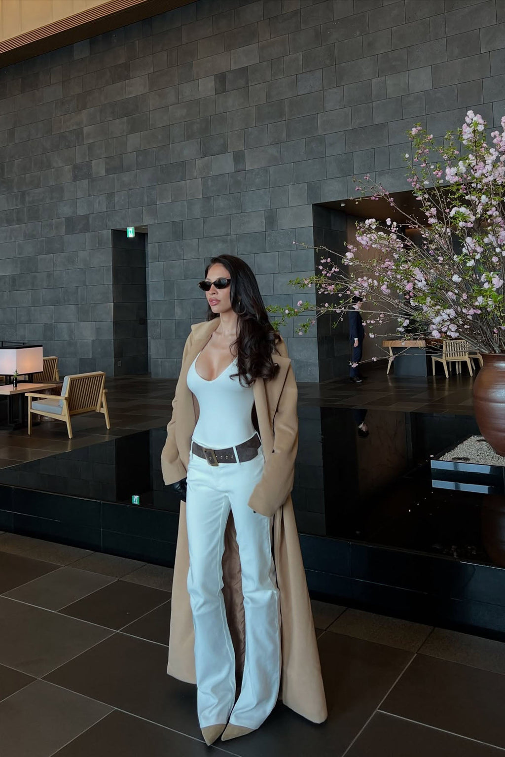 Soho Chic Coat - Camel