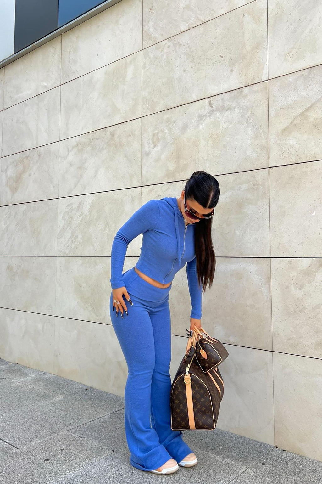 Maggie Pant Set - Blue