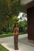 Living Wild Mesh Skirt Set - Leopard