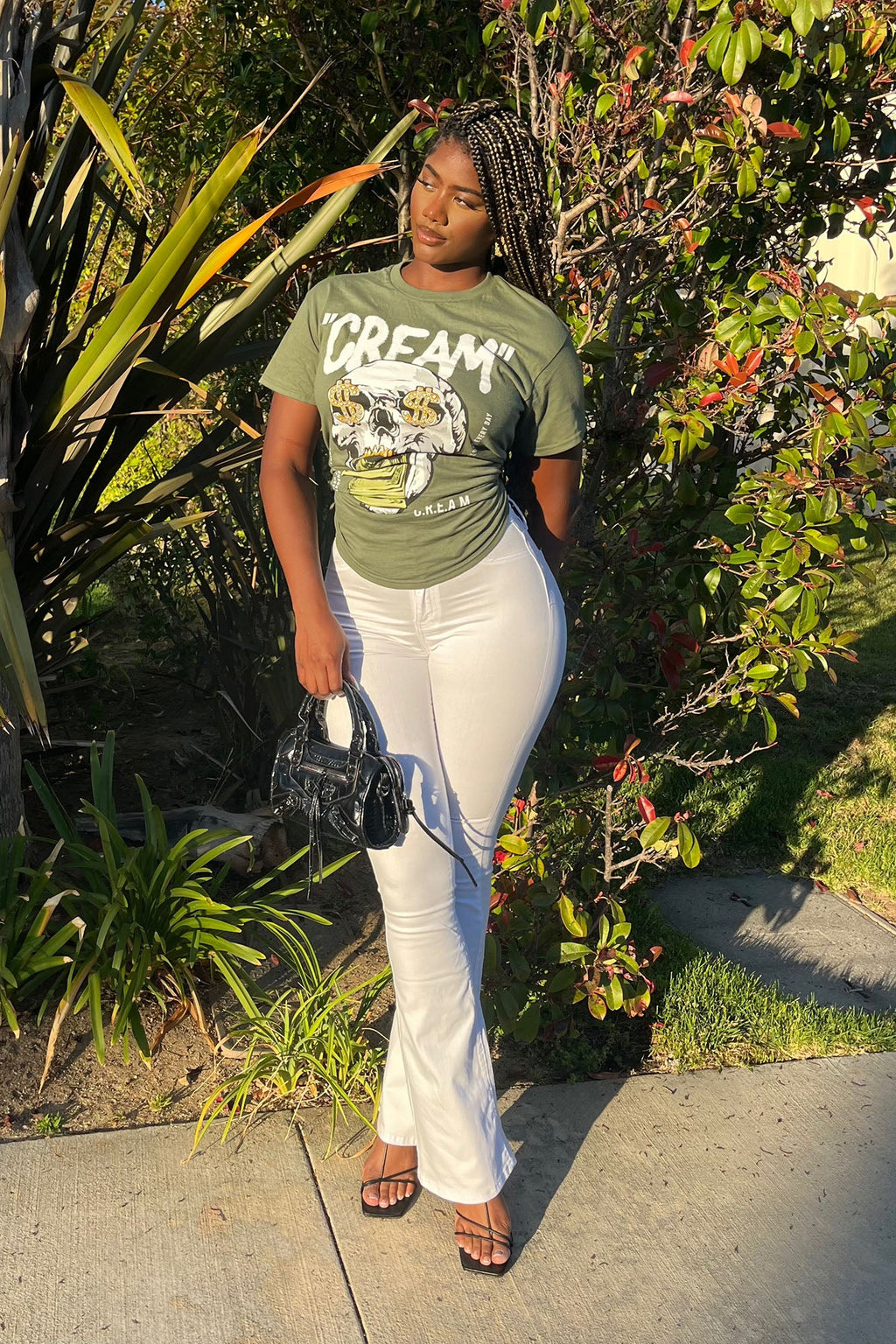 CREAM All Day Graphic Tee - Olive