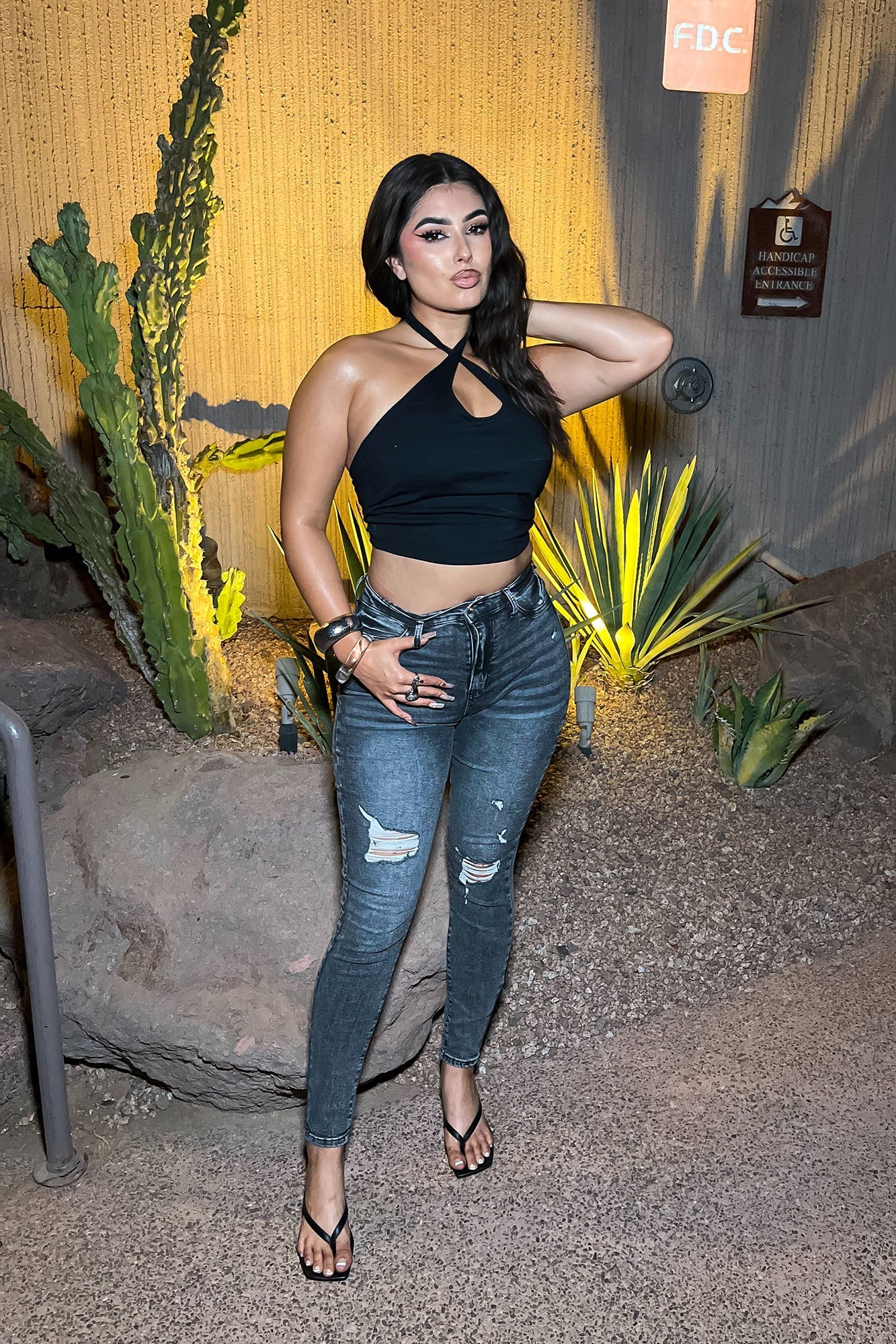 Living Life High Stretch Skinny Jeans - Black Wash