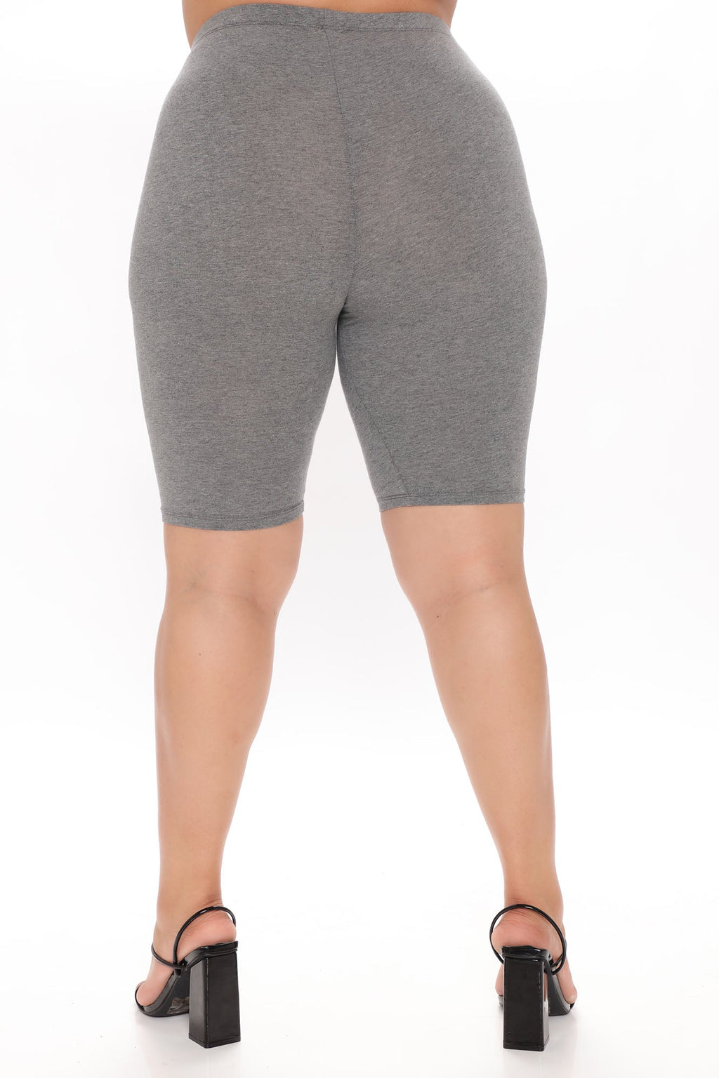 Natalee Biker Shorts - Grey