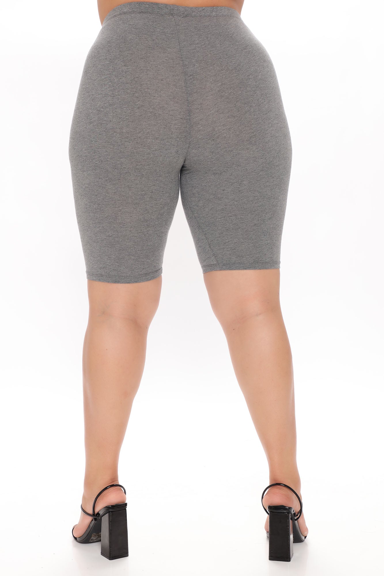 Natalee Biker Shorts - Grey