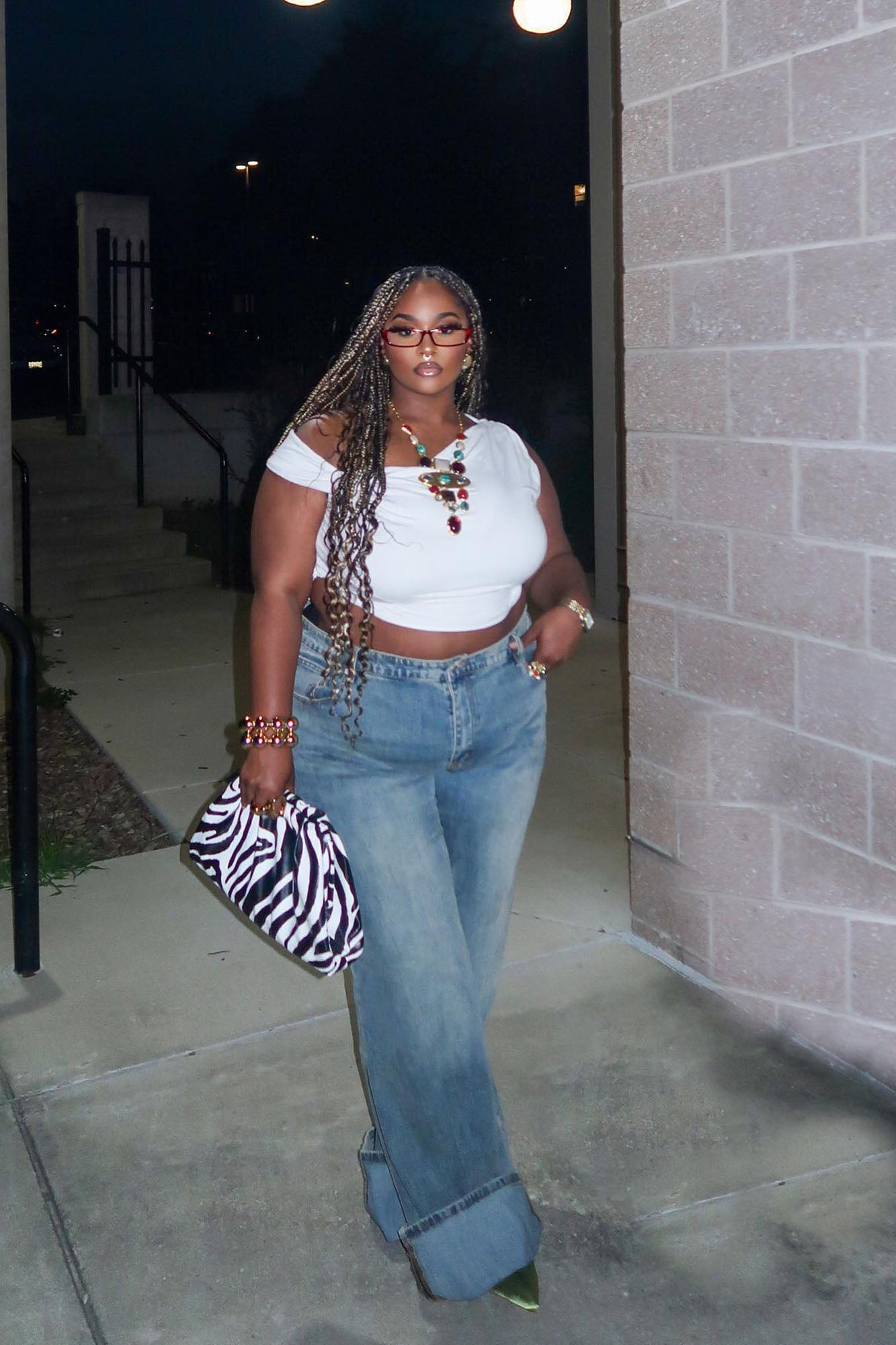 It's Clear To See Tinted Stretch Straight Leg Jeans - Vintage Wash