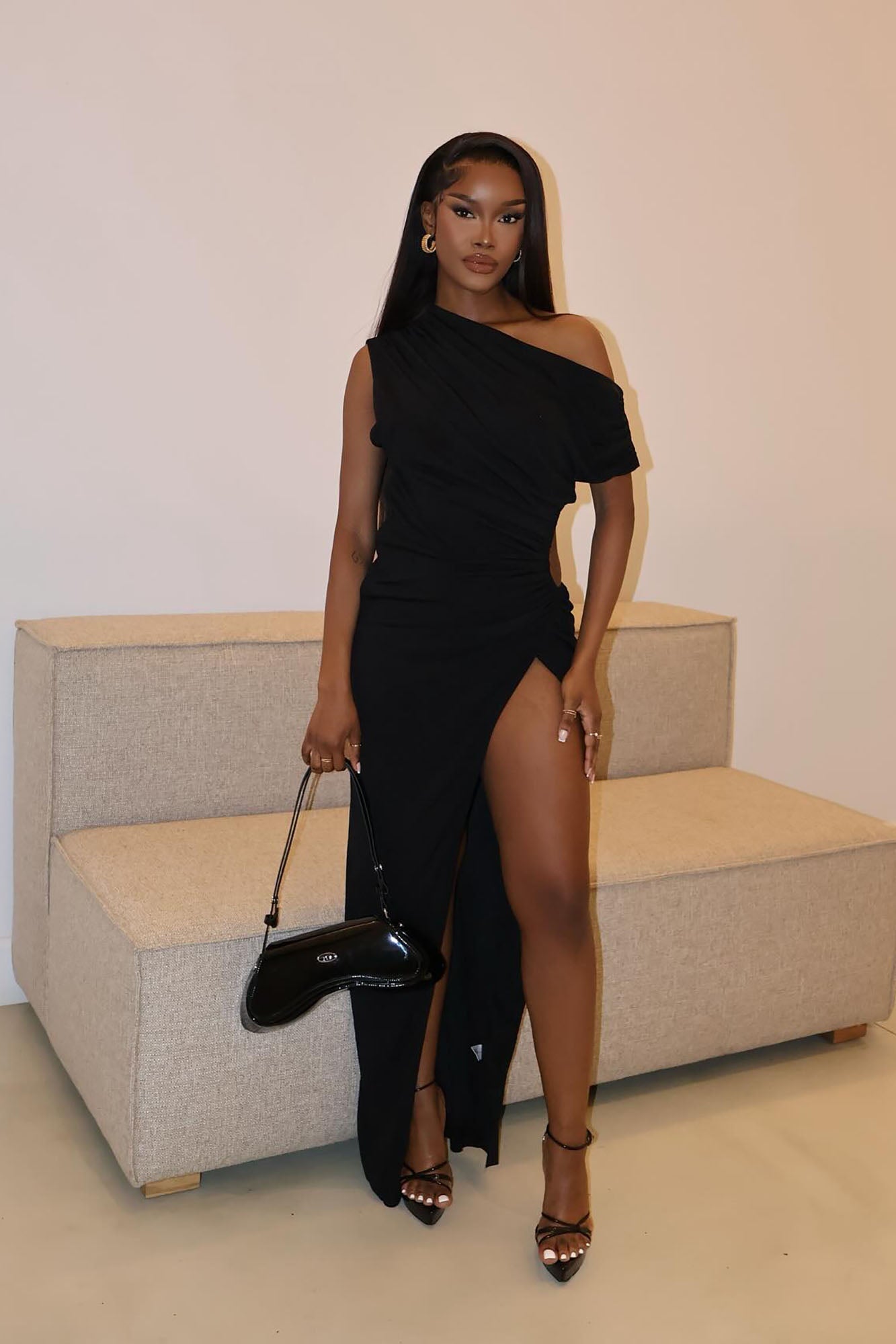 Keep Walking Maxi Dress - Black