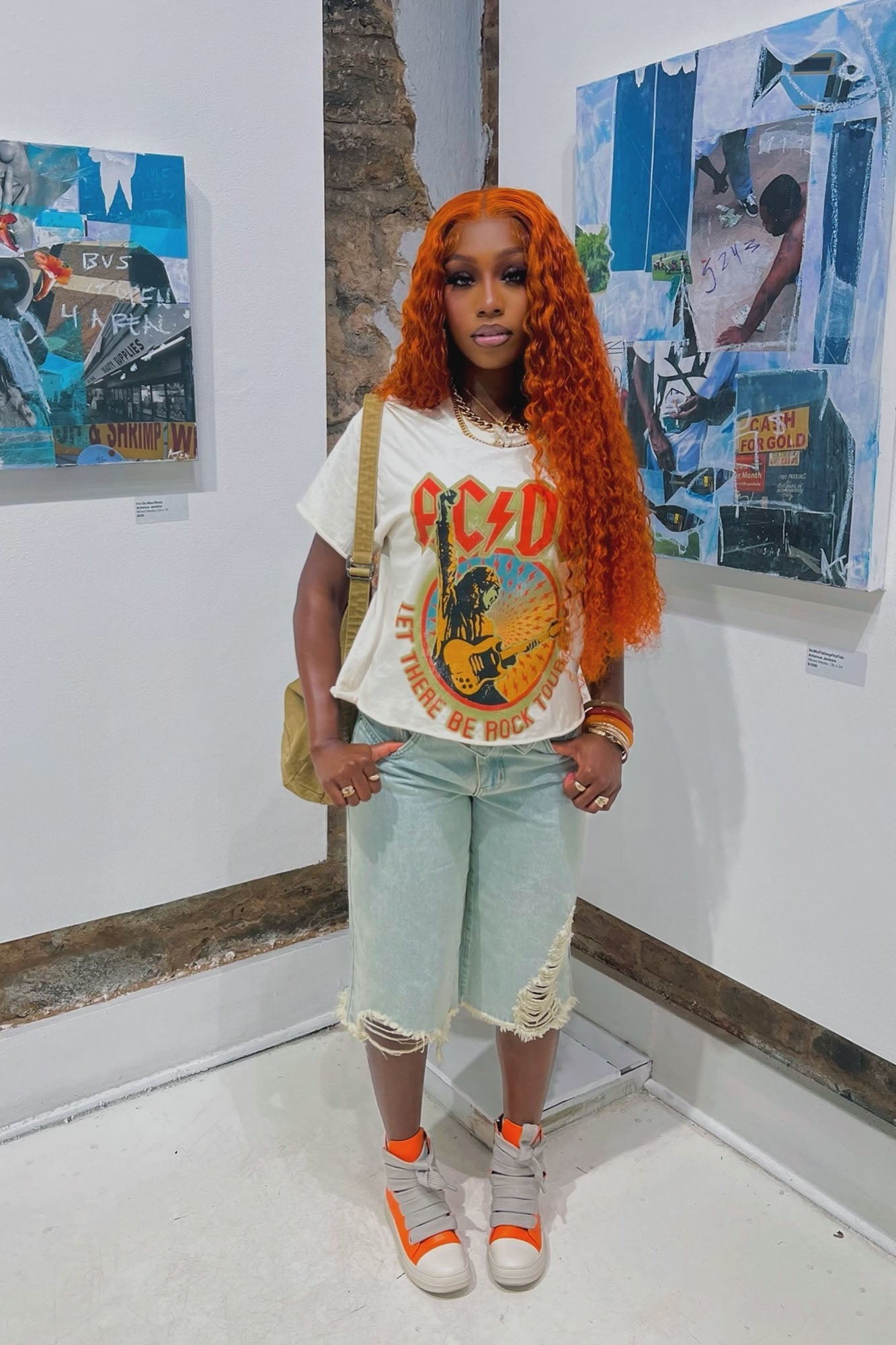 ACDC Let There Be Rock Graphic Tee - Cream