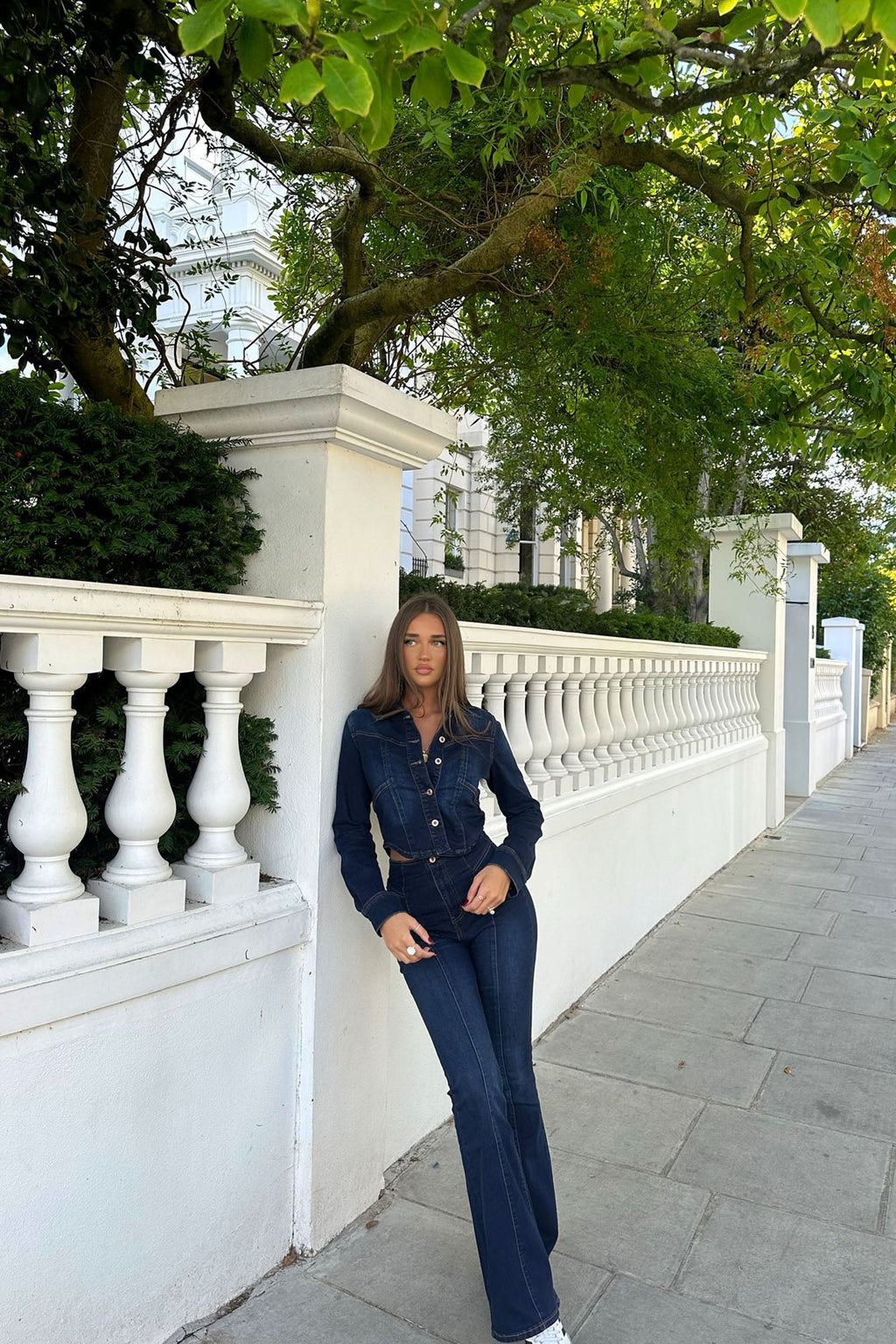 Rosemary Stretch Denim Jacket - Dark Wash