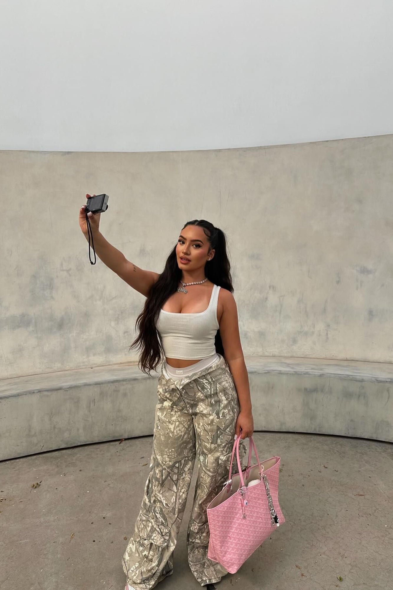 Got It Bad Stretch Cargo Jeans - Camouflage